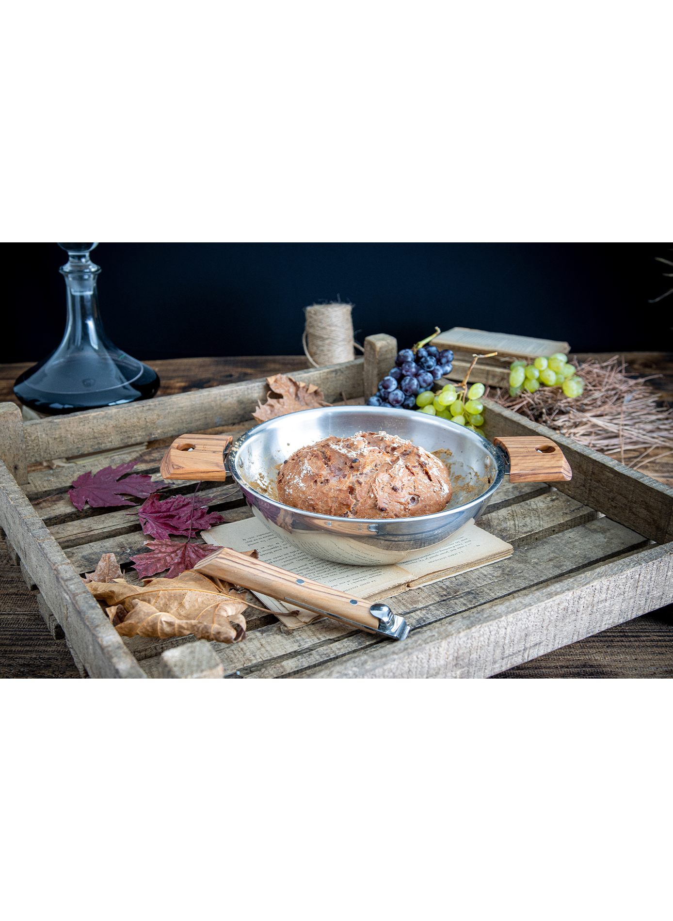 Wok Casteline en inox CRISTEL Gris