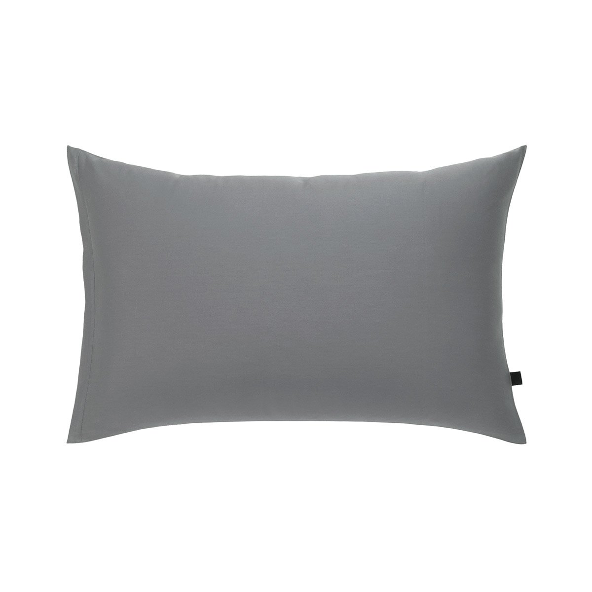 Taie d'oreiller en satin de coton, b linea BOSS HOME Gris