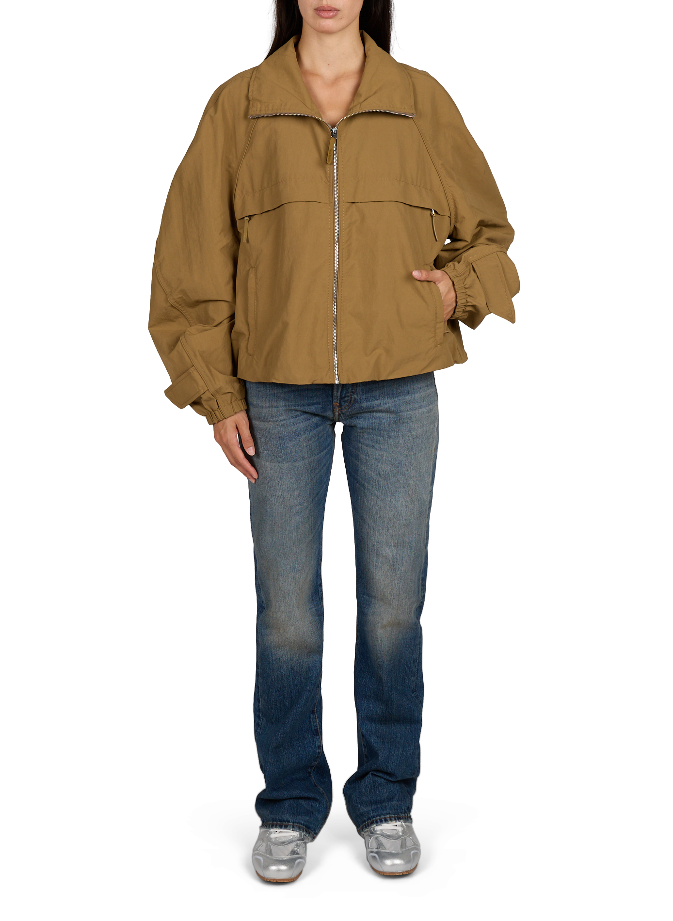 Chaqueta holgada con cuello alto ACNE STUDIOS Azul