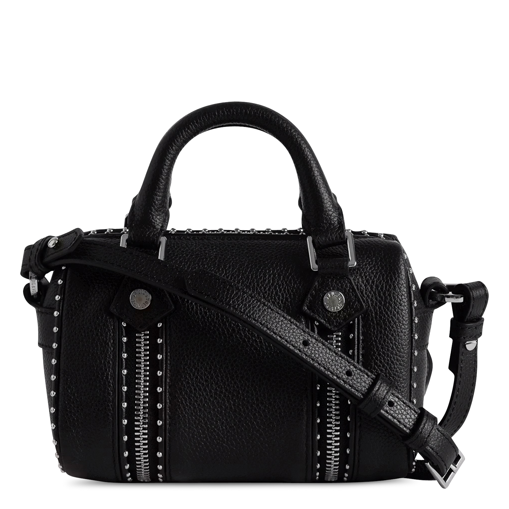 Sac à main en cuir sunny nano ZADIG&VOLTAIRE Noir