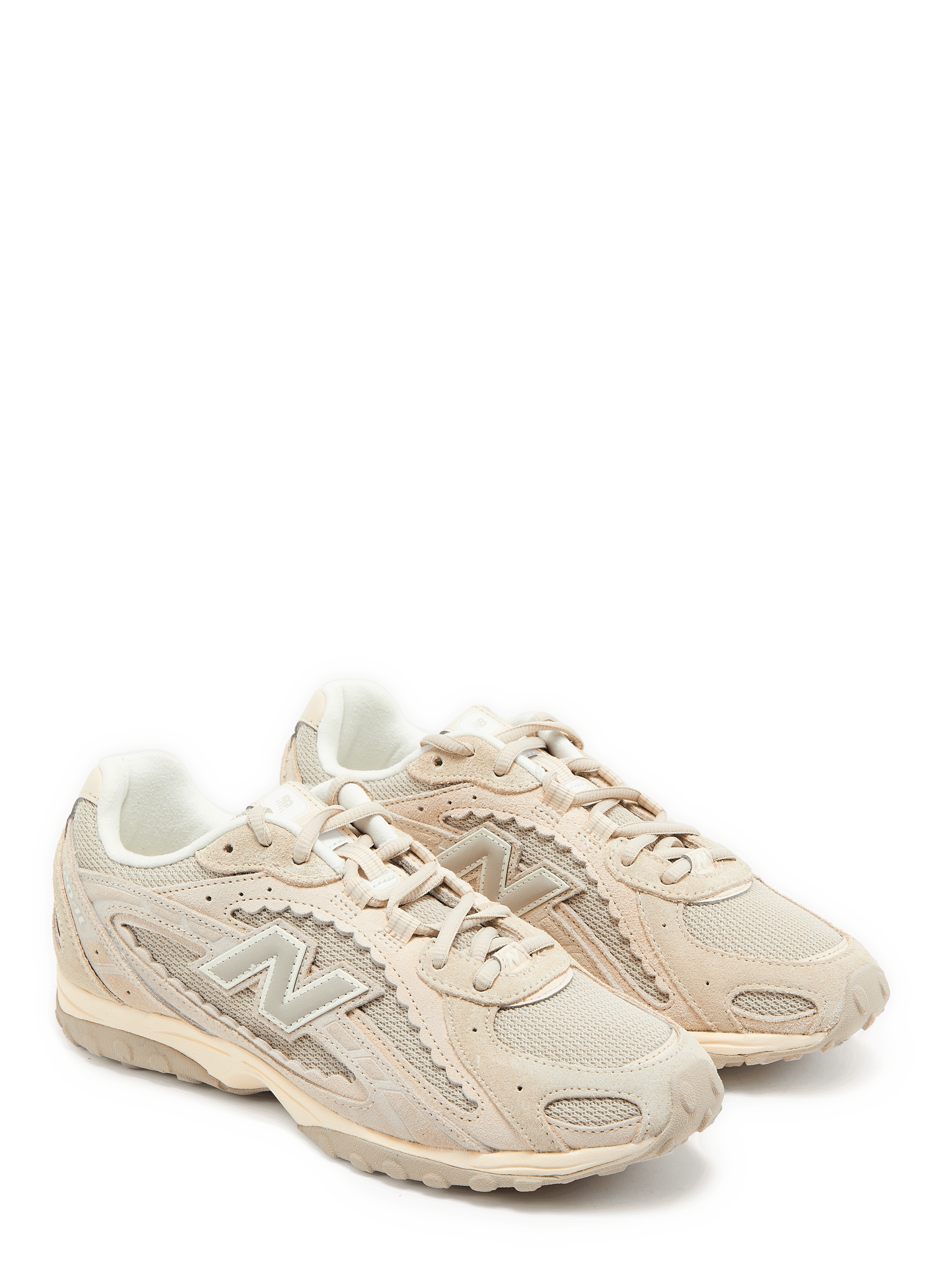 Baskets 204L en cuir mélangé NEW BALANCE Blanc