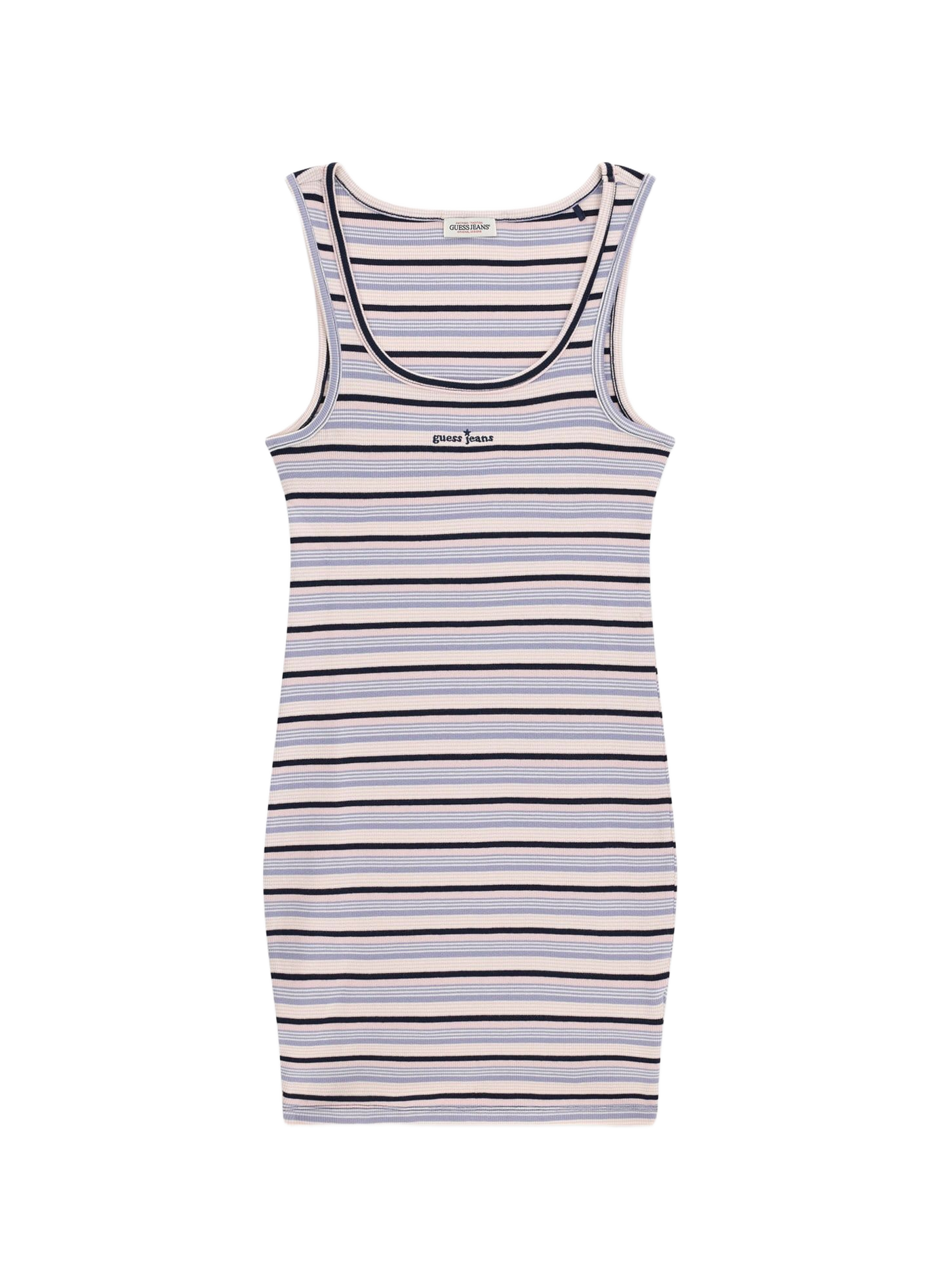 Kurzes Kleid aus Baumwollmischung GUESS Mehrfarbig