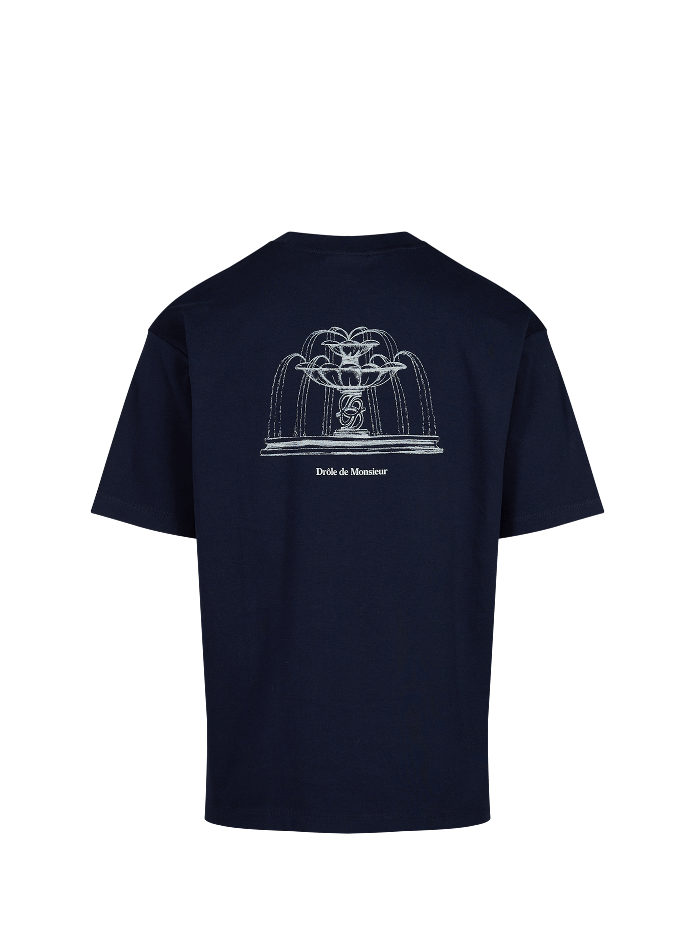 Tee-shirt oversize en coton DROLE DE MONSIEUR Bleu