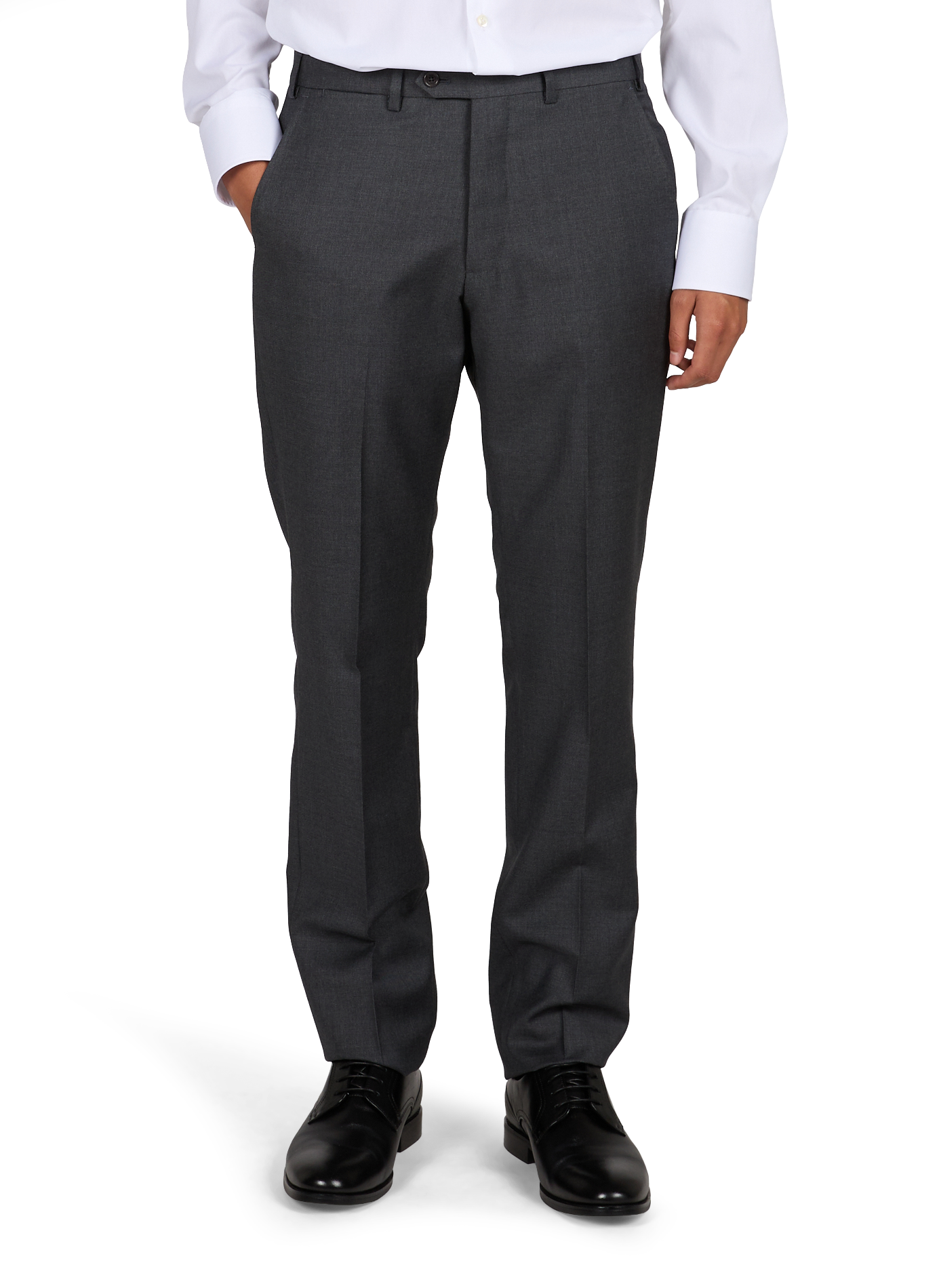 Rechte wollen blazer. EMPORIO ARMANI Grijs