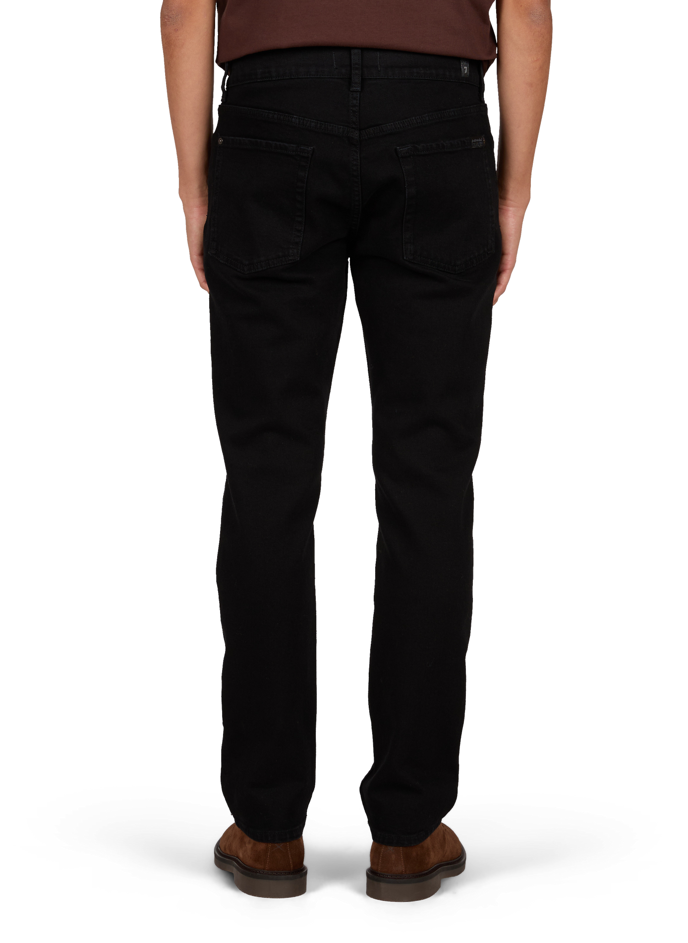 Gerader Jeans aus Baumwollmischung 7 FOR ALL MANKIND Blau