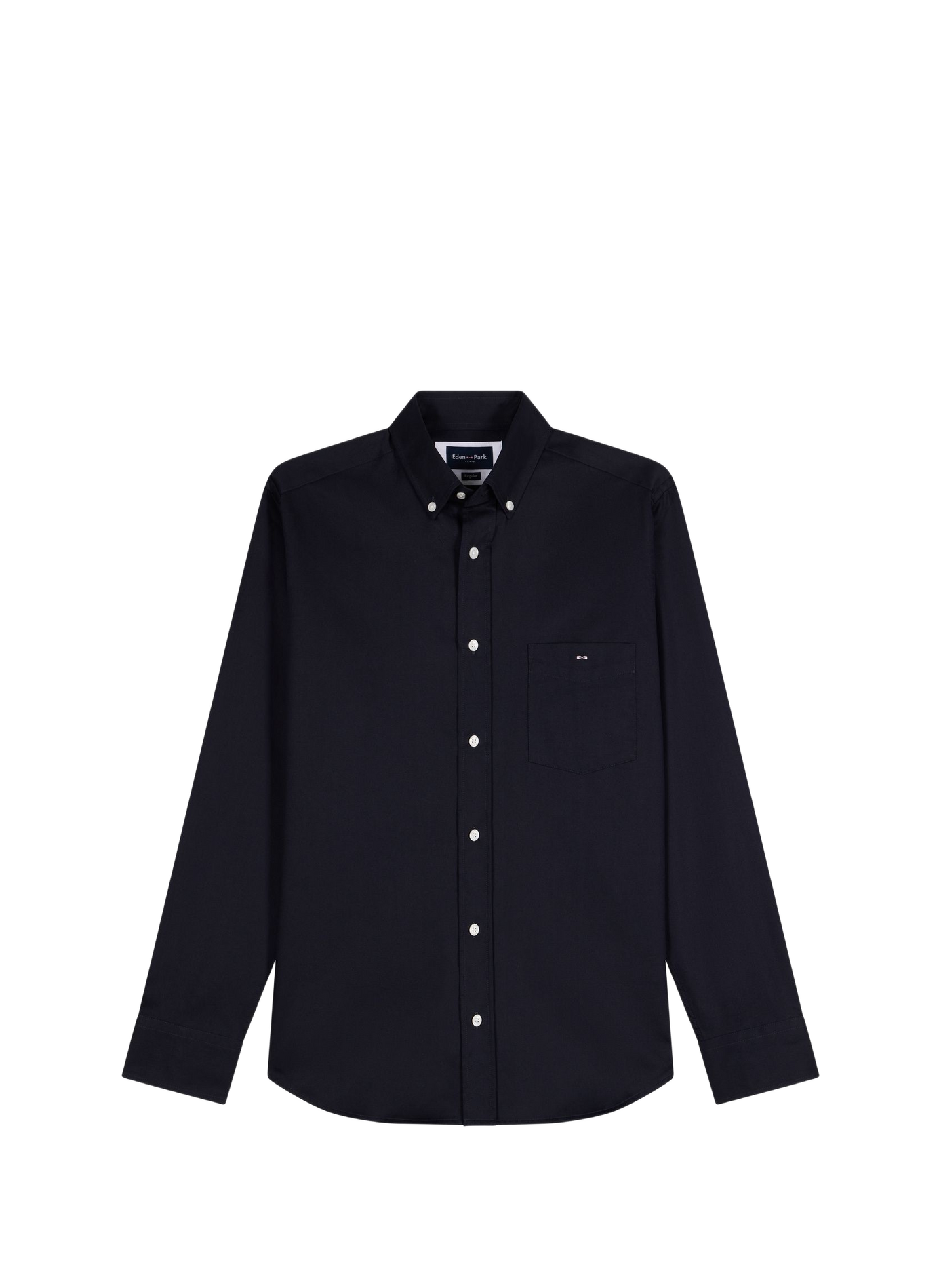 Chemise droite en coton EDEN PARK Blue