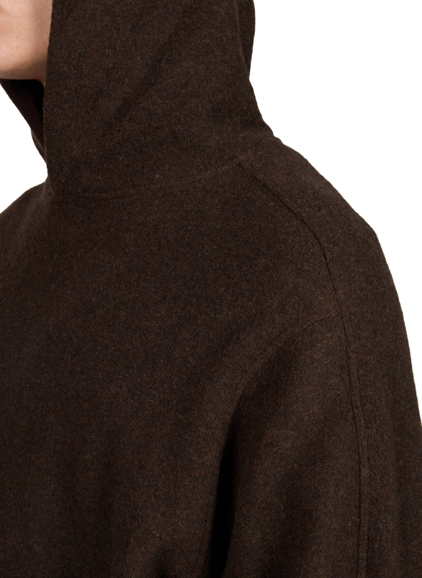Oversized Hoodie MAISON KITSUNÉ Brown