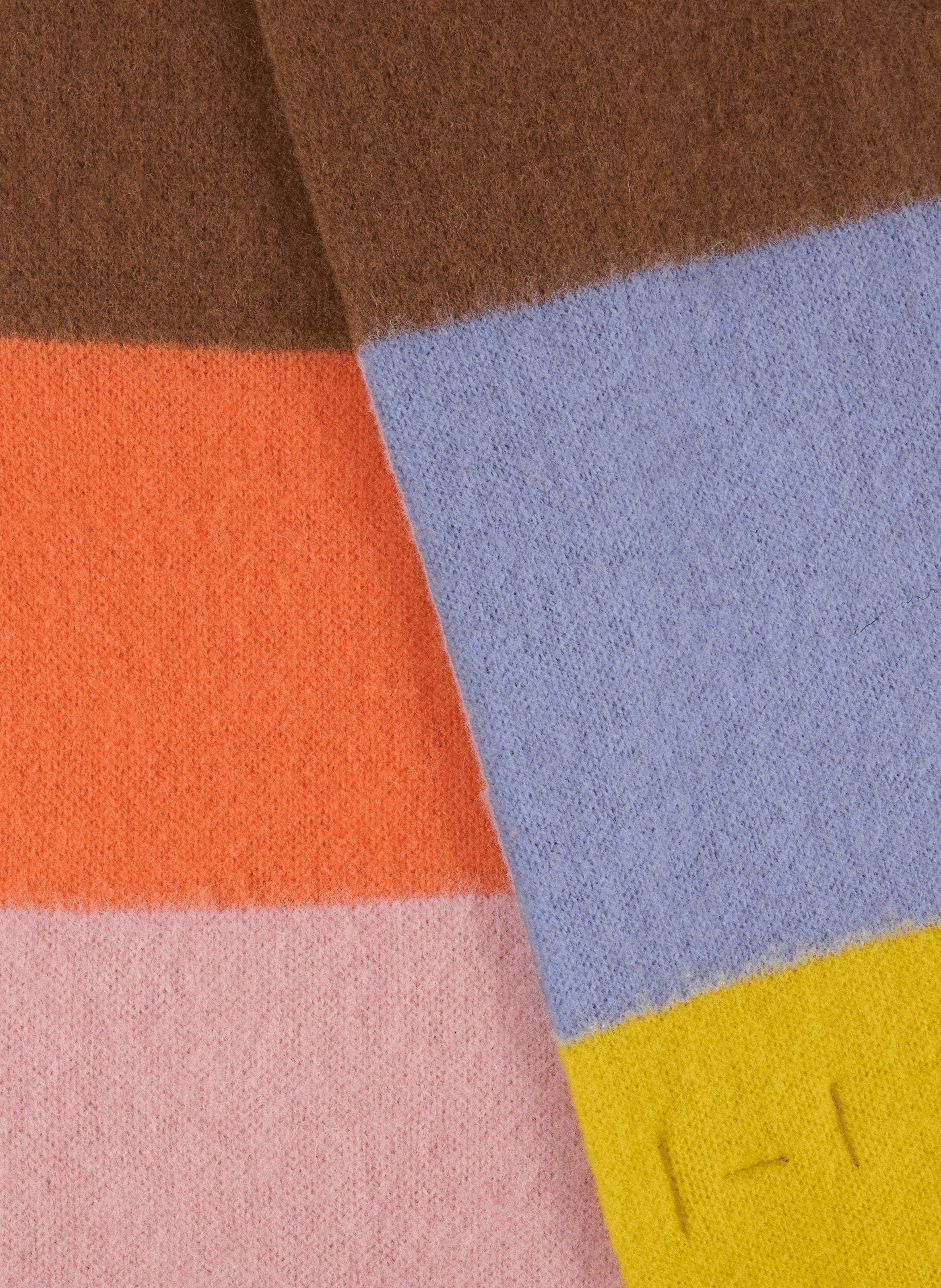 Écharpe rayée en laine MACKIE Multicolore