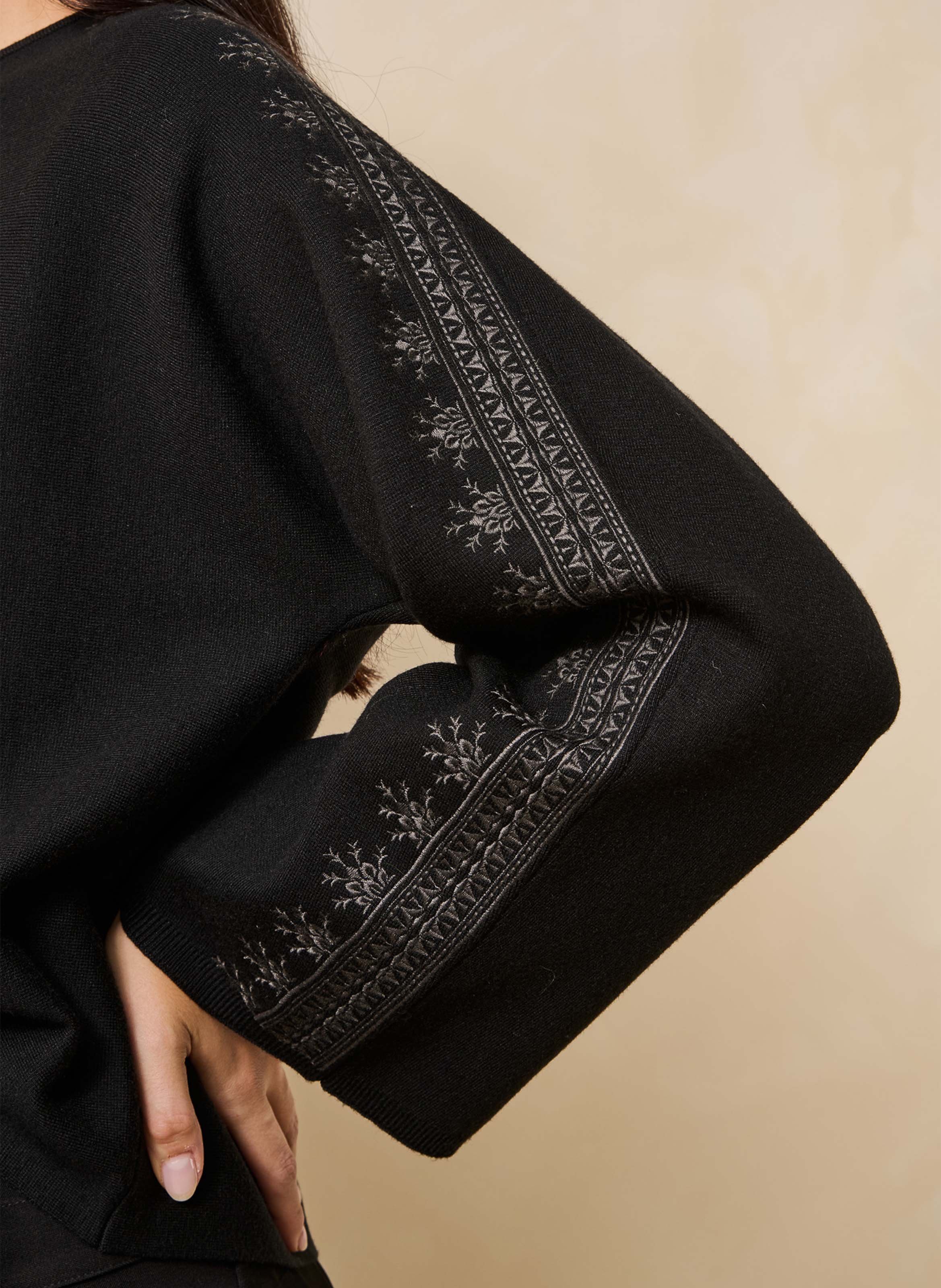 Oversized ronde hals trui LA FEE MARABOUTEE Veelkleurig
