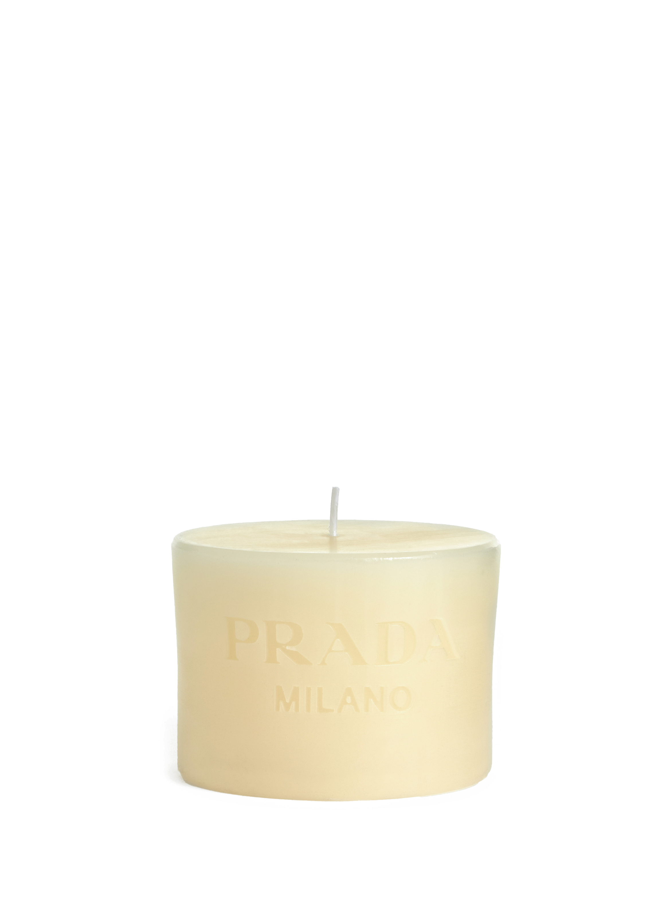 PRADA Bougie à logo Blanc