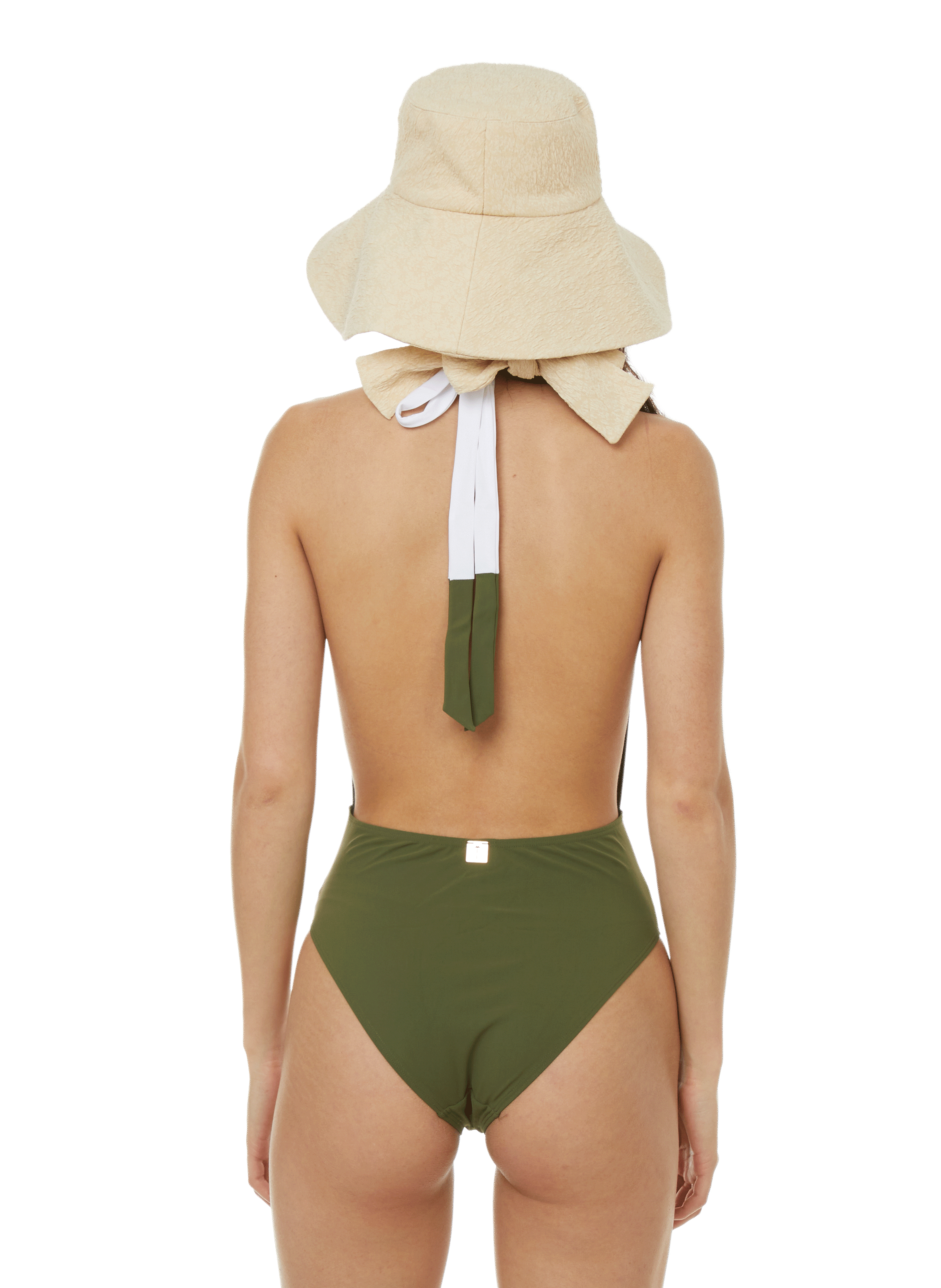 Einteiliger Badeanzug Rivage TATIANE DE FREITAS Khaki