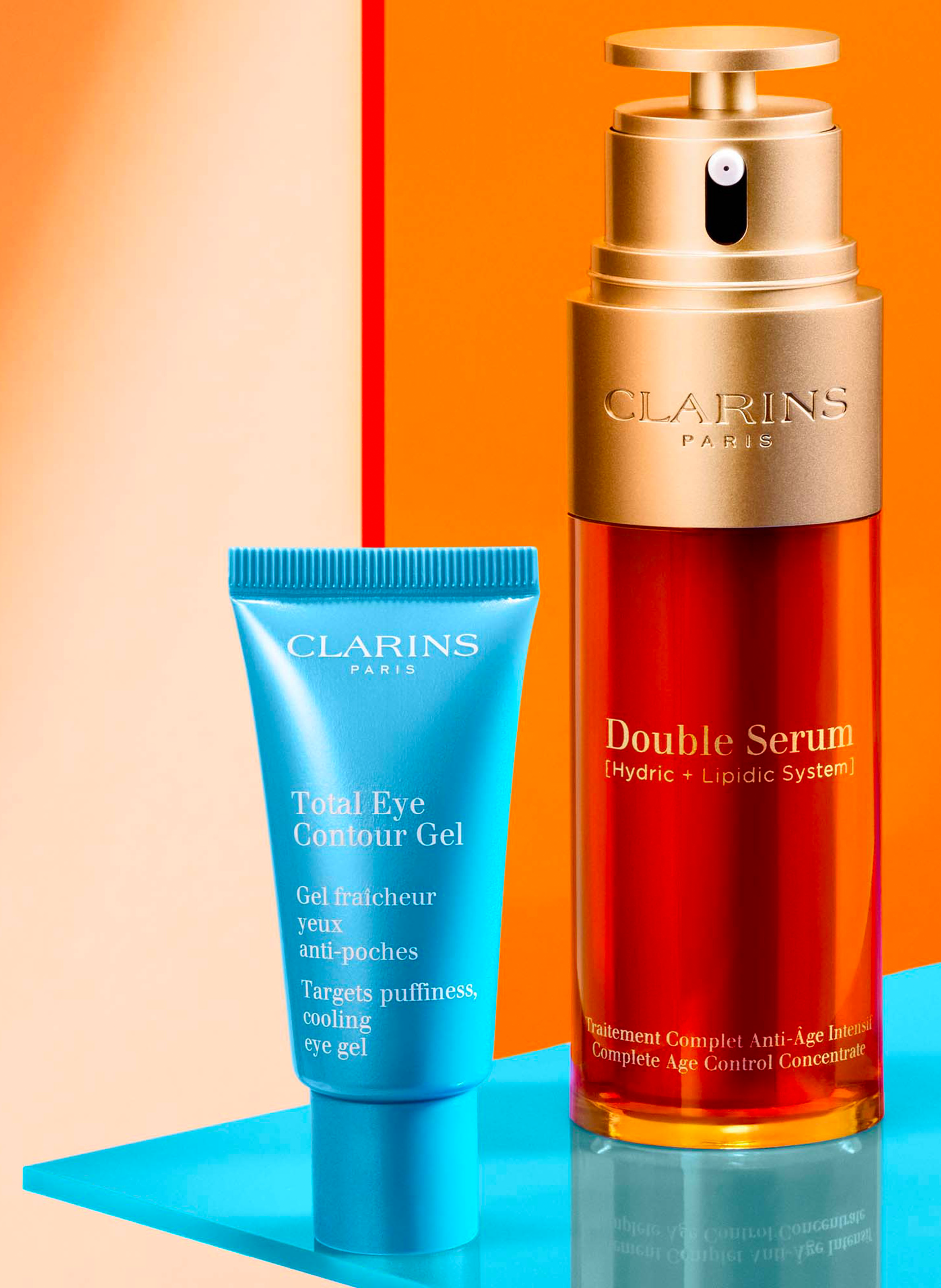 Total Eye Anti-Puffiness Eye Cooling Gel CLARINS No color