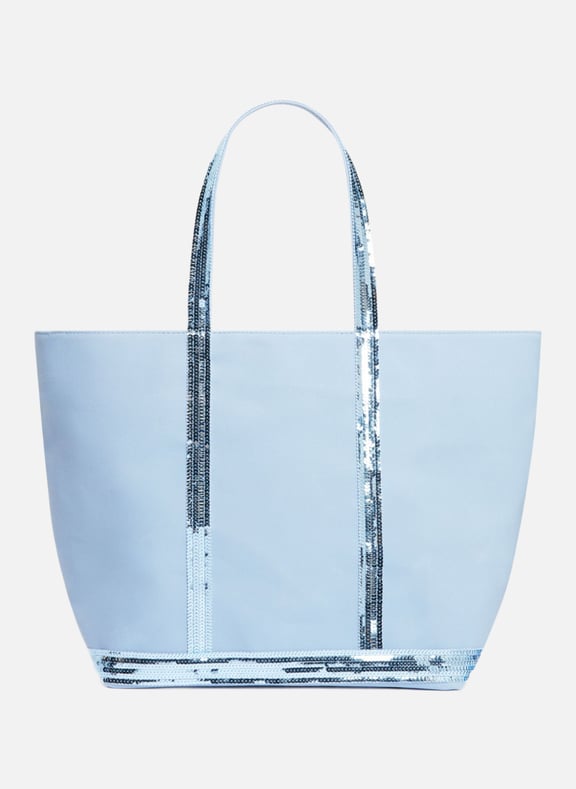 Cabas l zippé en toile Bleu by VANESSA BRUNO VANESSA BRUNO Cabas l zippé en toile Bleu