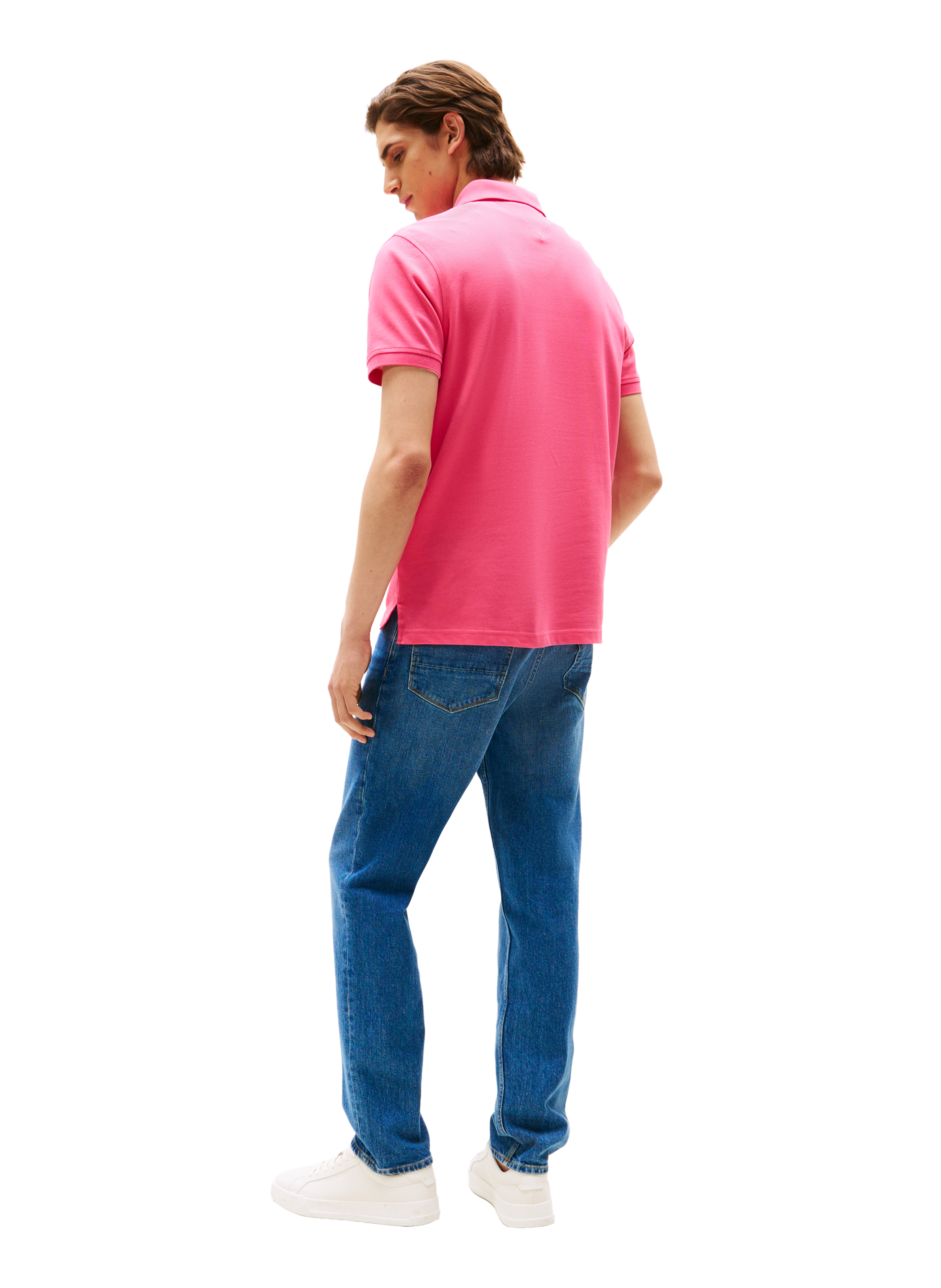 Iconic 1985 organic cotton polo shirt TOMMY HILFIGER Pink