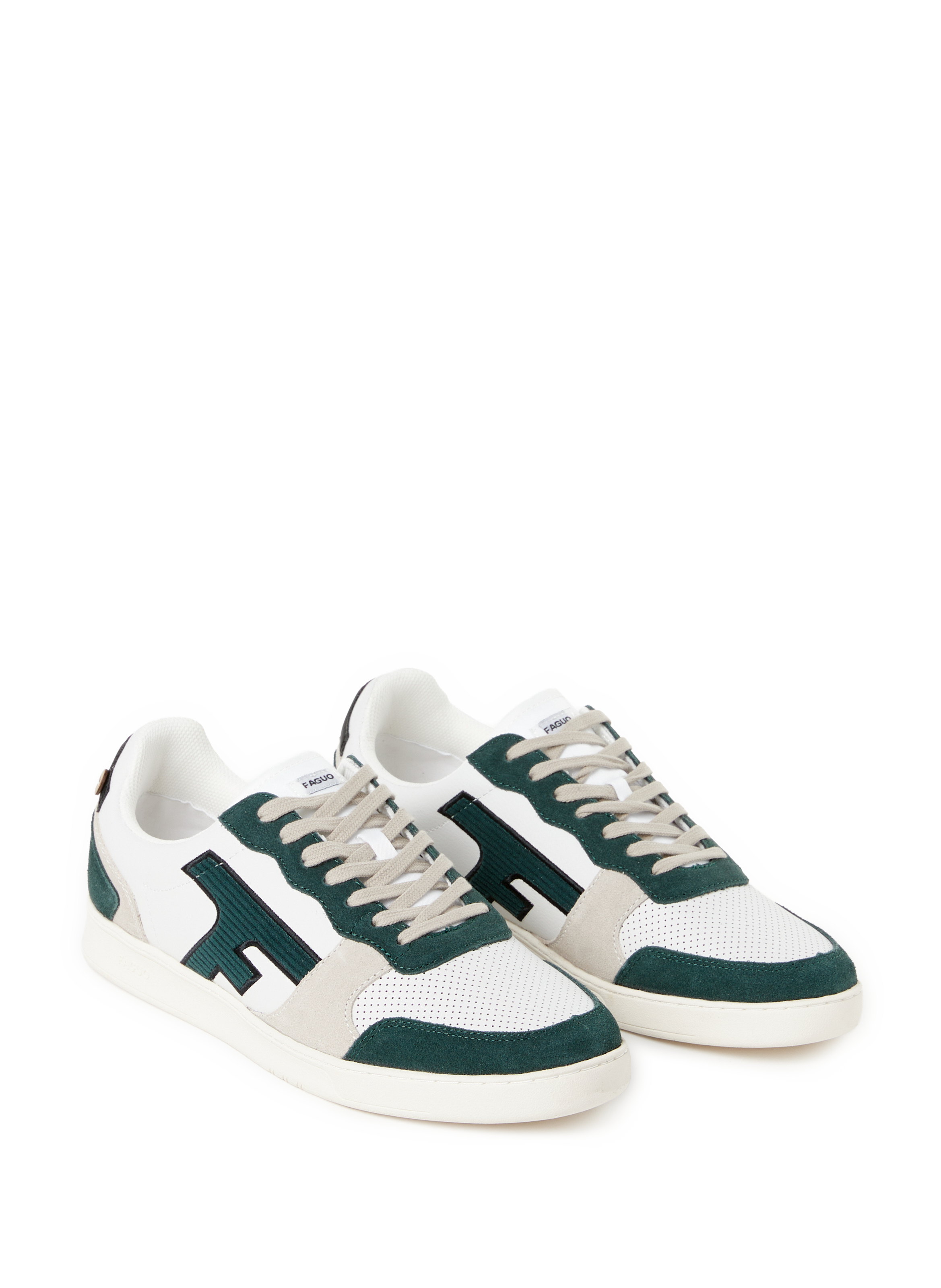 Baskets en cuir mélangé FAGUO Multicolore