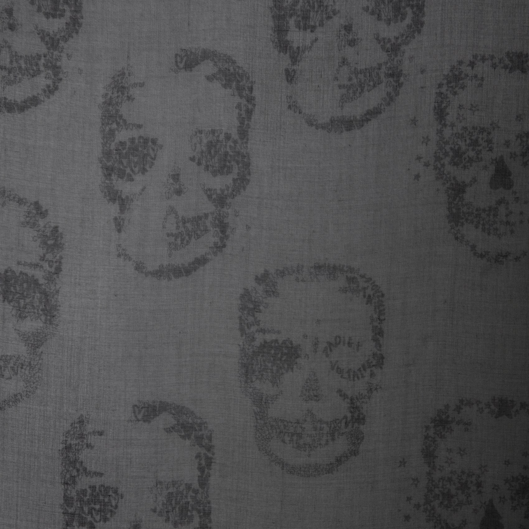 Foulard carré à motifs squelettes kerry Gris