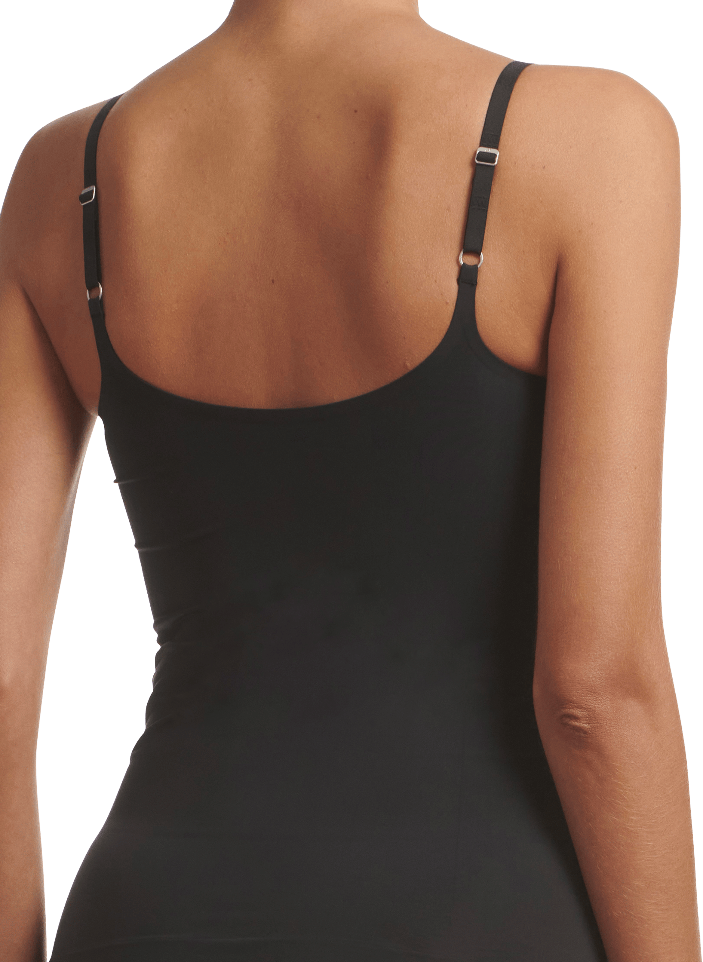 Tank top with adjustable straps Black