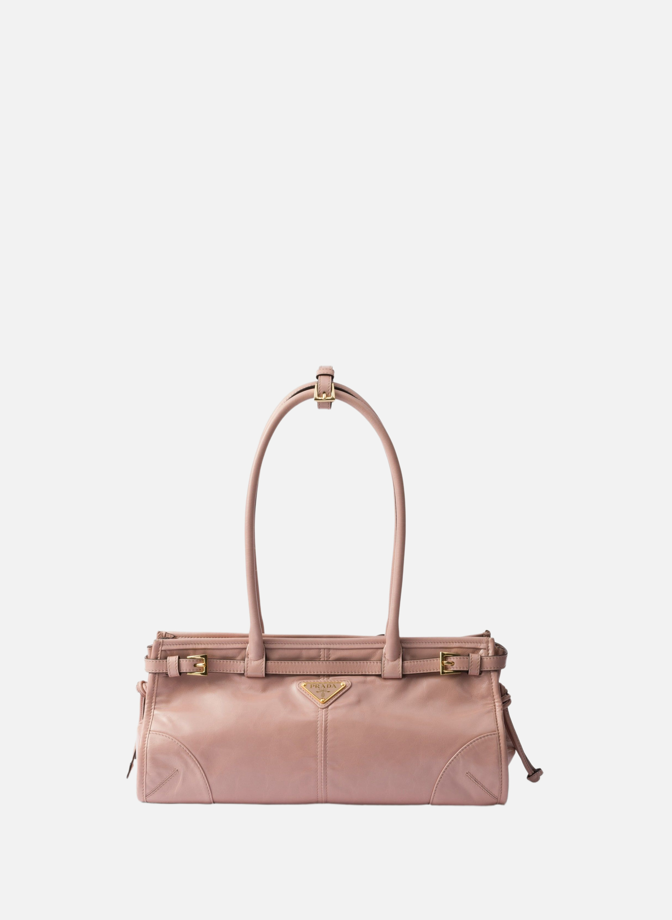 Sac à main prada bonnie en cuir PRADA Rose