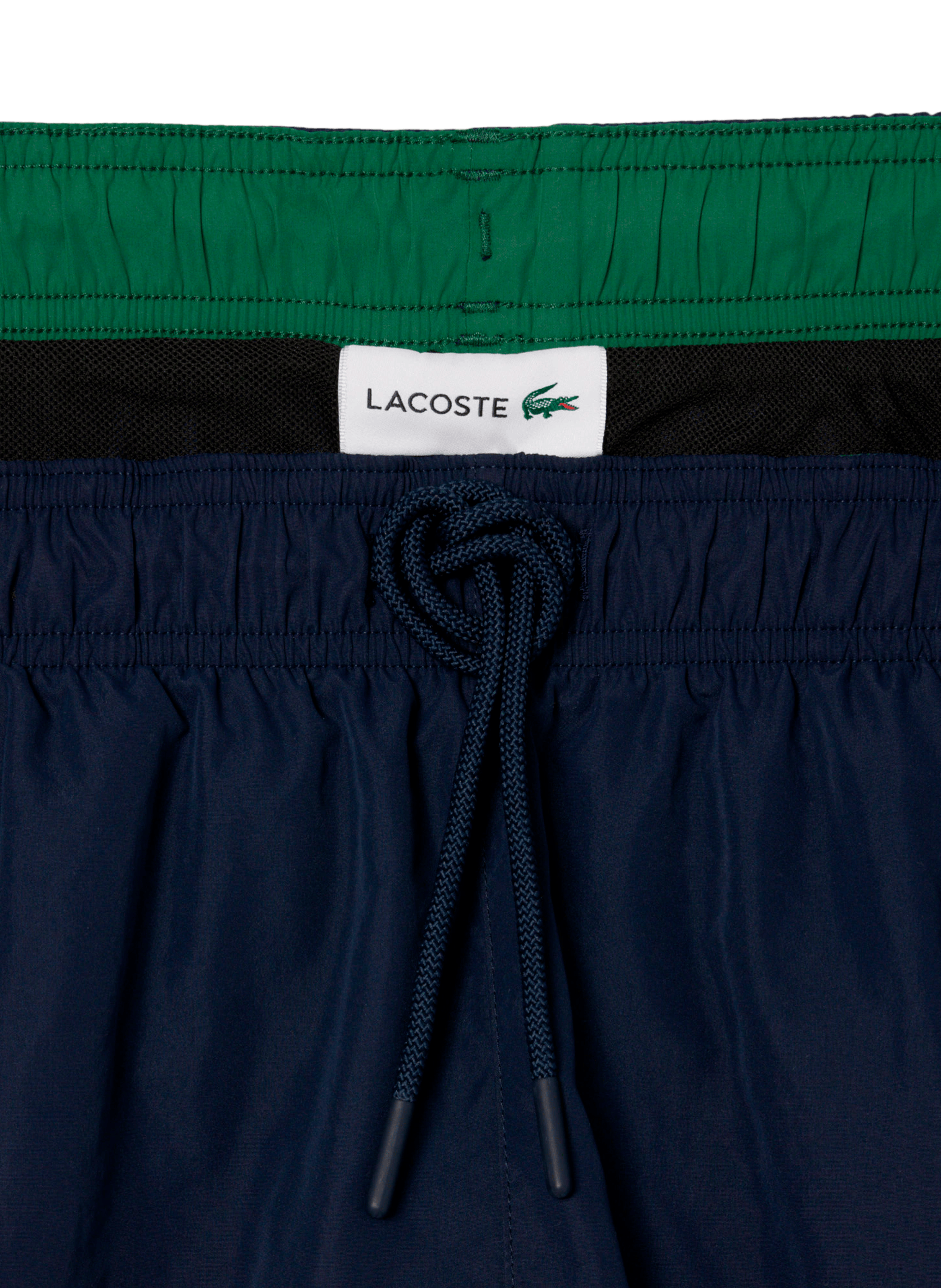 Recycled polyester swim shorts LACOSTE Blue