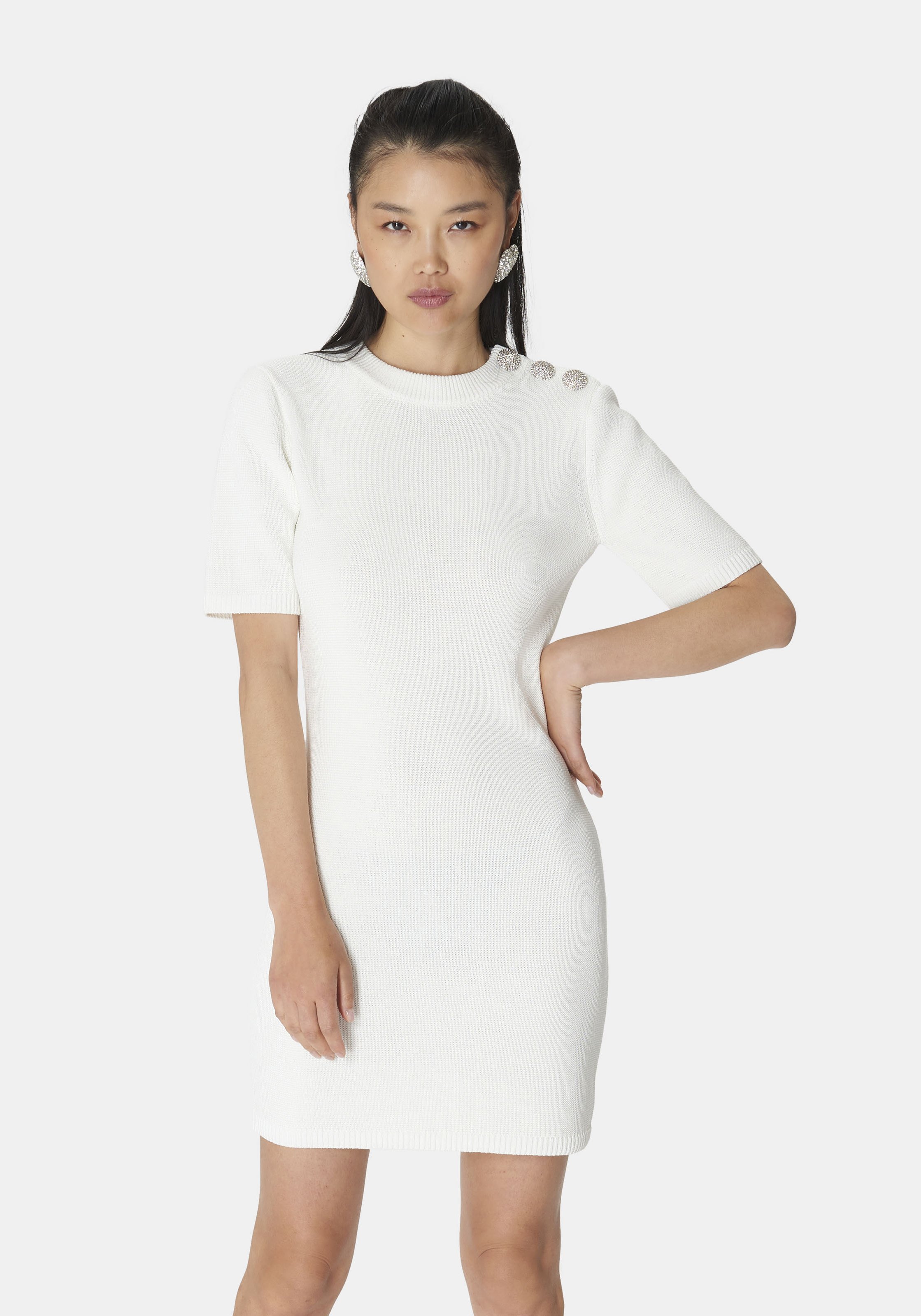 Robe rayonnante TARA JARMON Blanc