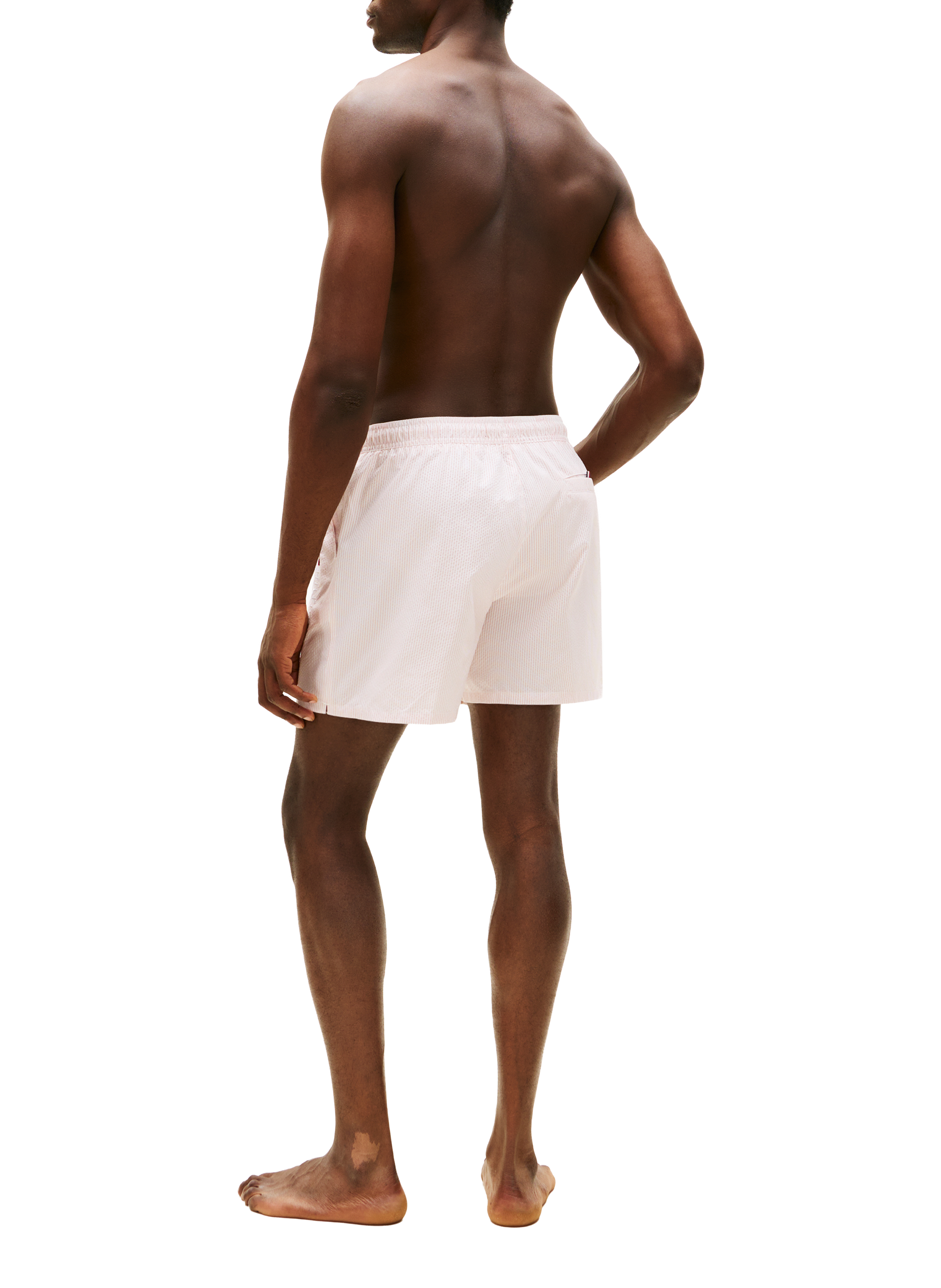 Short de bain uni TOMMY HILFIGER Rose