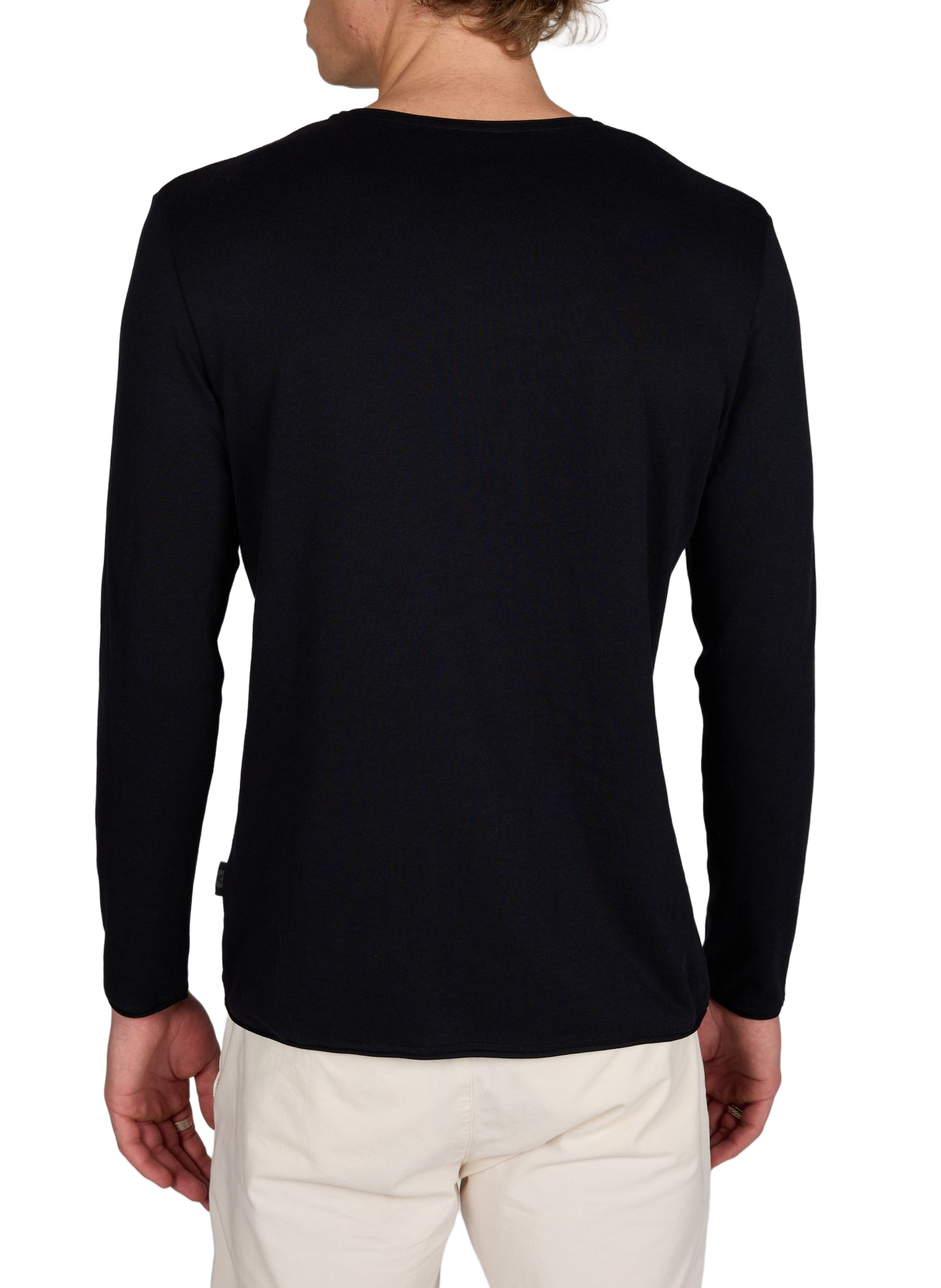 T-shirt à manches longues Prospect en coton mélangé STRELLSON Bleu