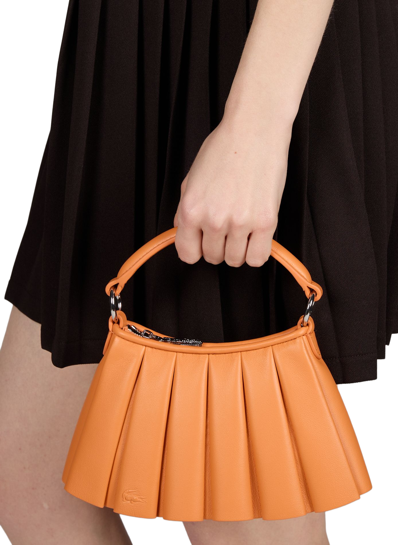 Mini sac Lenglen en cuir LACOSTE Orange