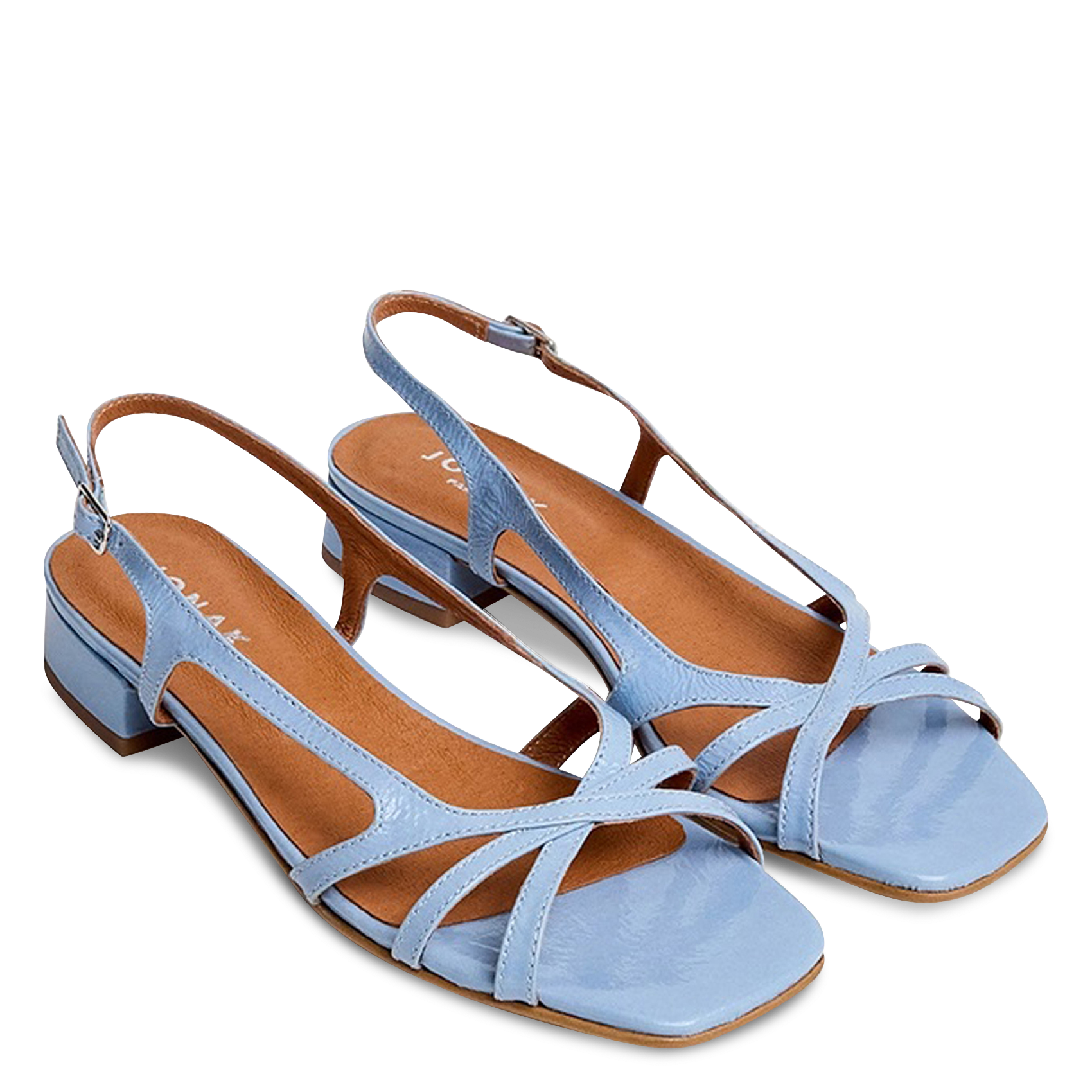 Sandales hautes en cuir argos JONAK Bleu