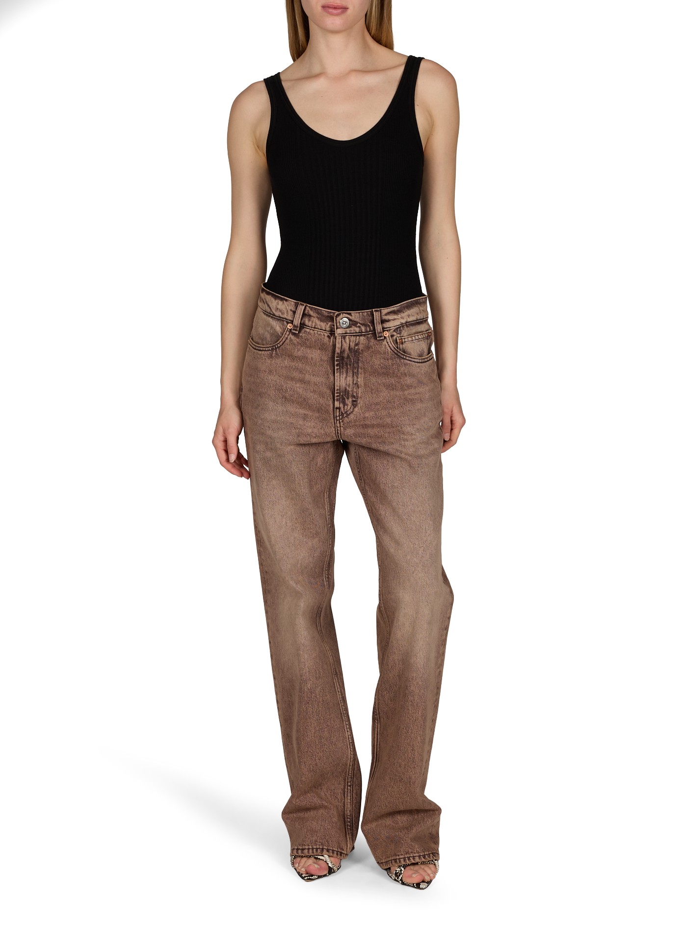 Pantalon droit en coton OUR LEGACY Multicolore