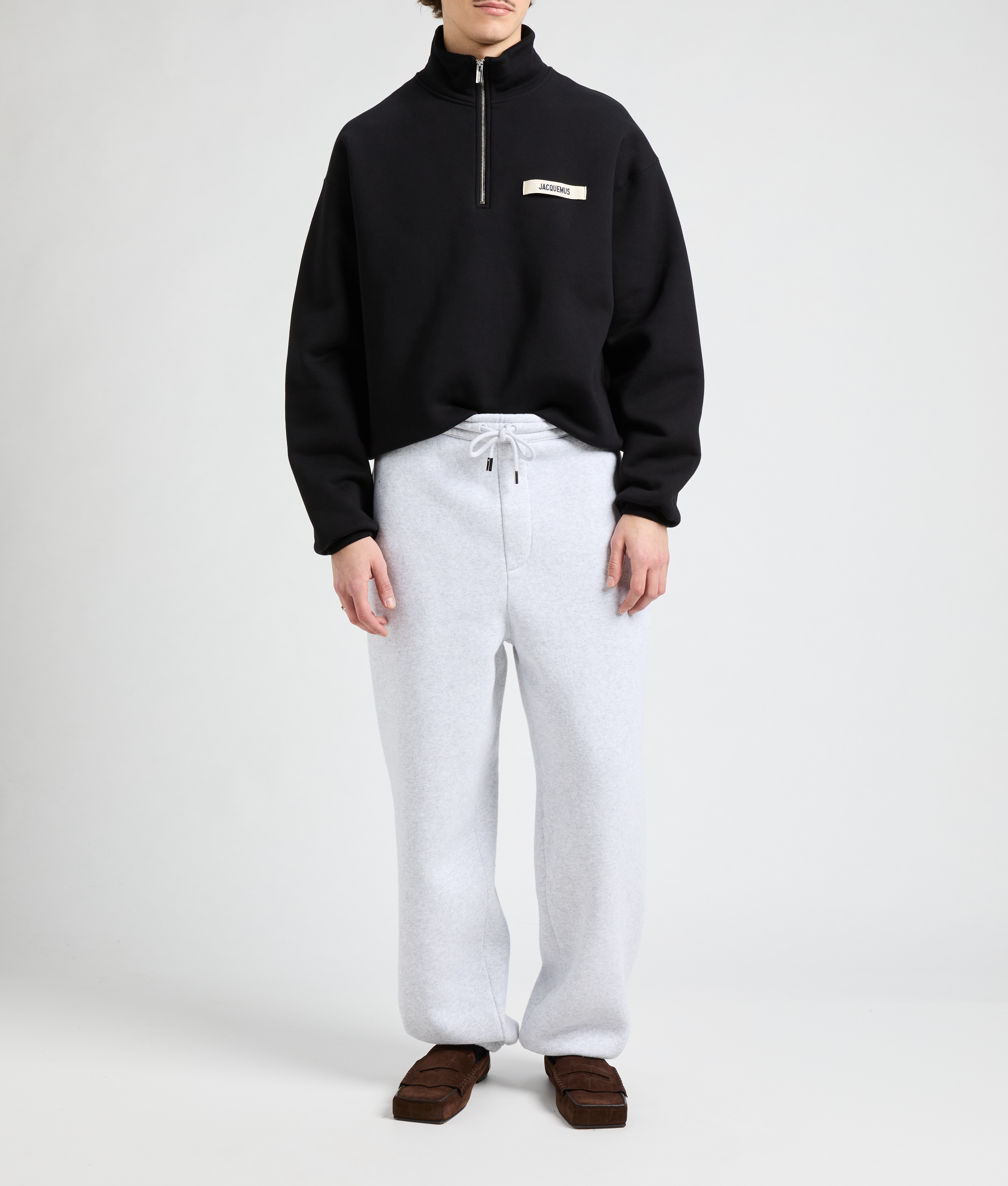 Pantalón de chándal de algodón JACQUEMUS Gris