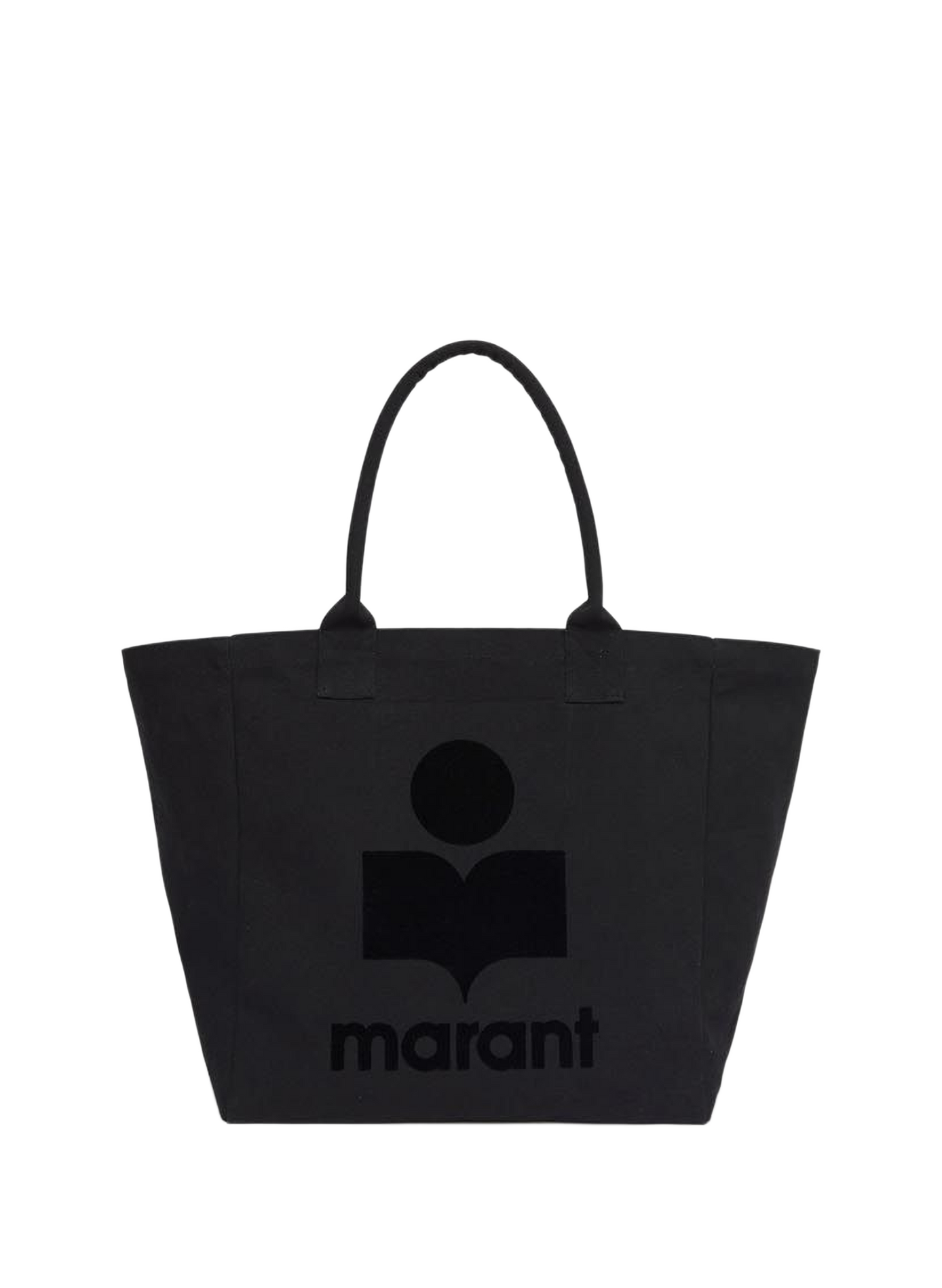 Yenky tote bag in embroidered logo canvas ISABEL MARANT Black
