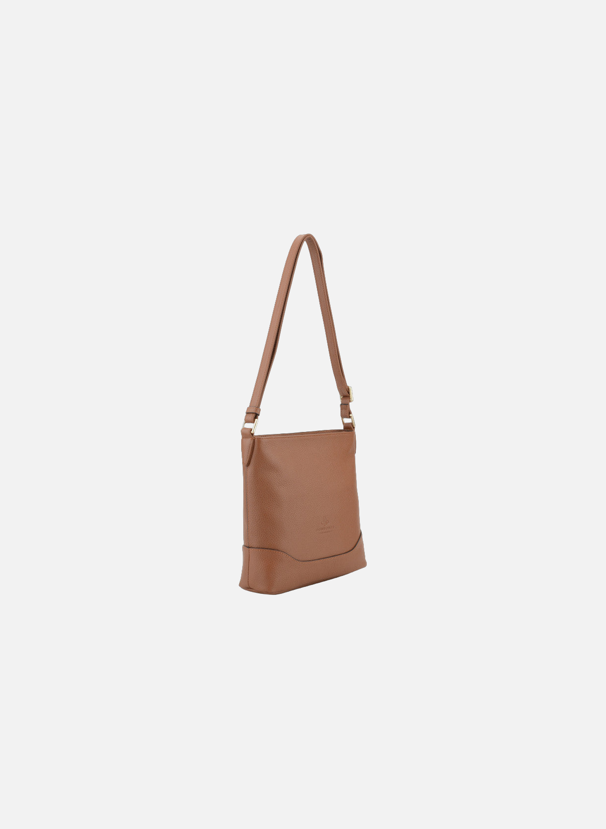 110 magnet | sac porté croisé en cuir de veau grainé POURCHET Doré