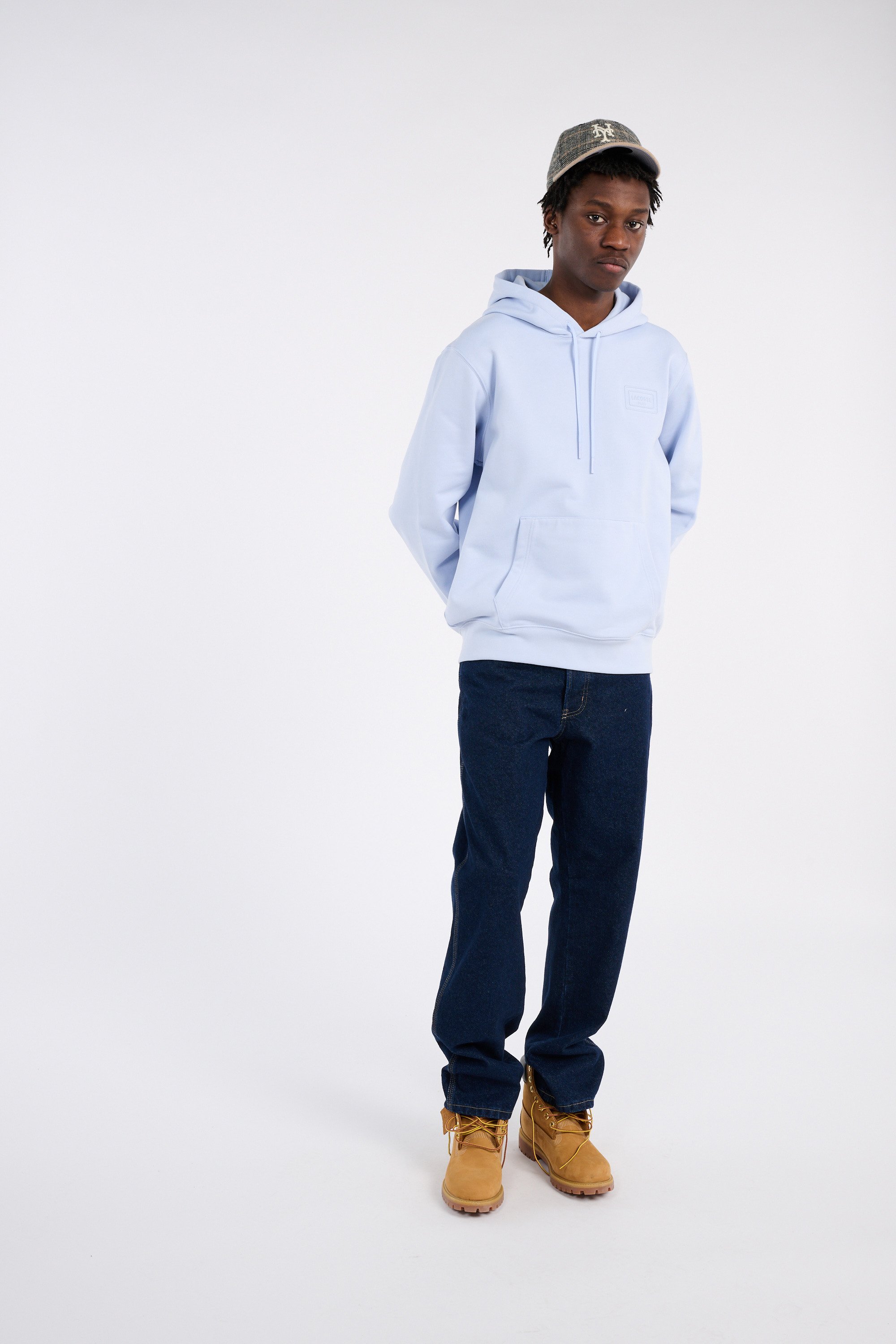 Hoodie sweatshirt LACOSTE Bleu