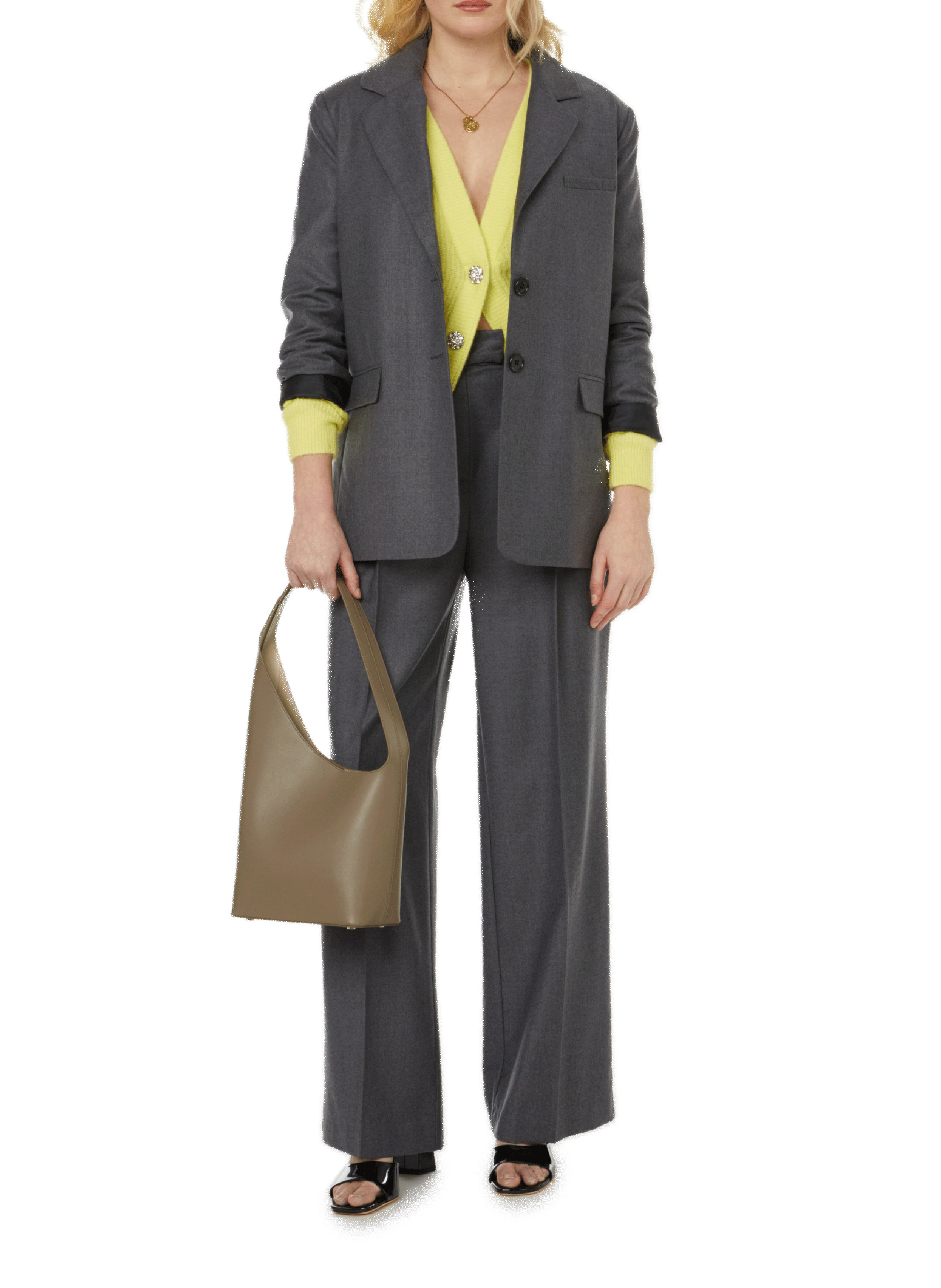 Straight-fit jacket SAISON 1865 Grey