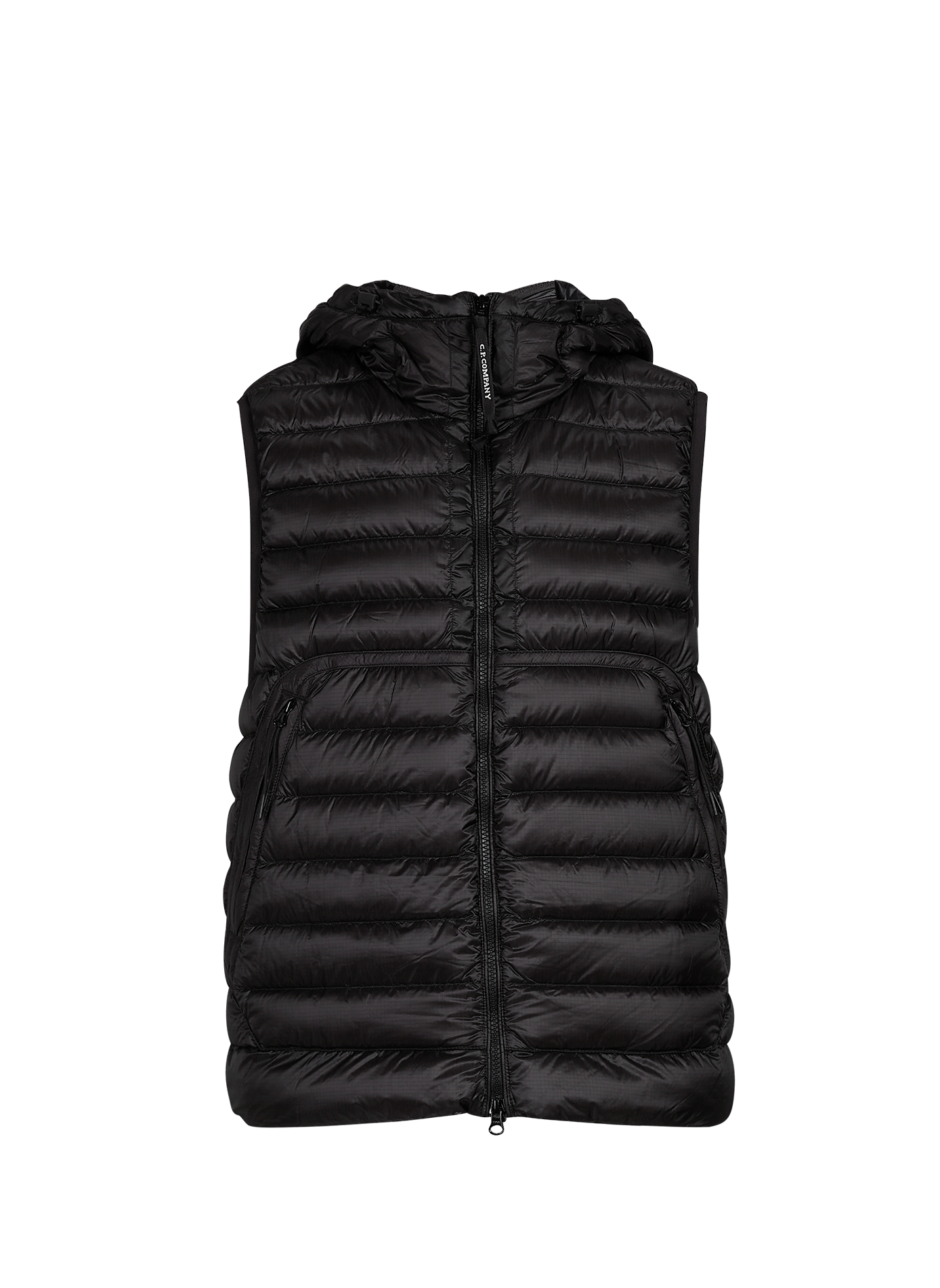 Doudoune sans manches à capuche CP COMPANY Noir