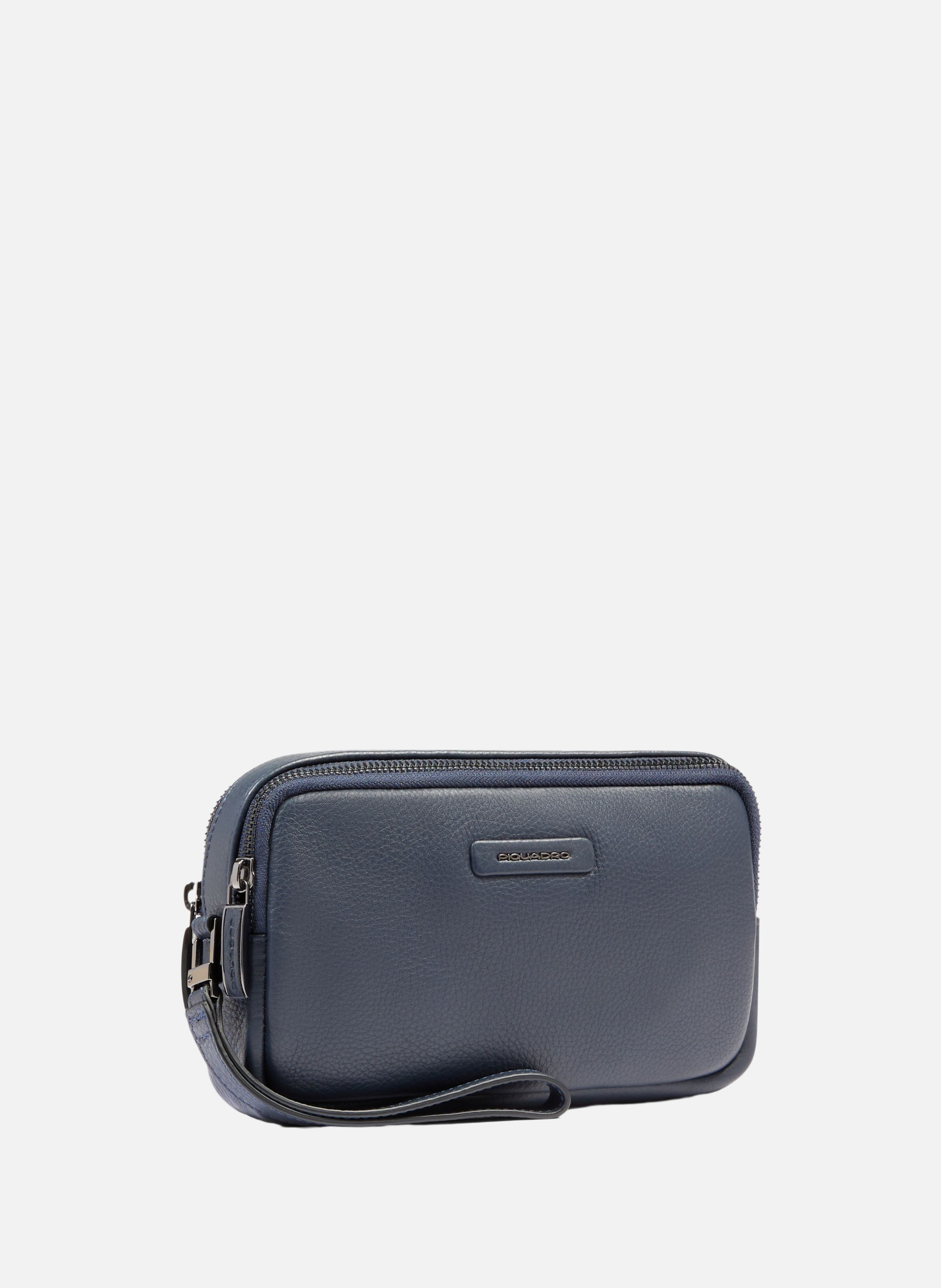 Handtas met twee compartimenten PIQUADRO Blauw