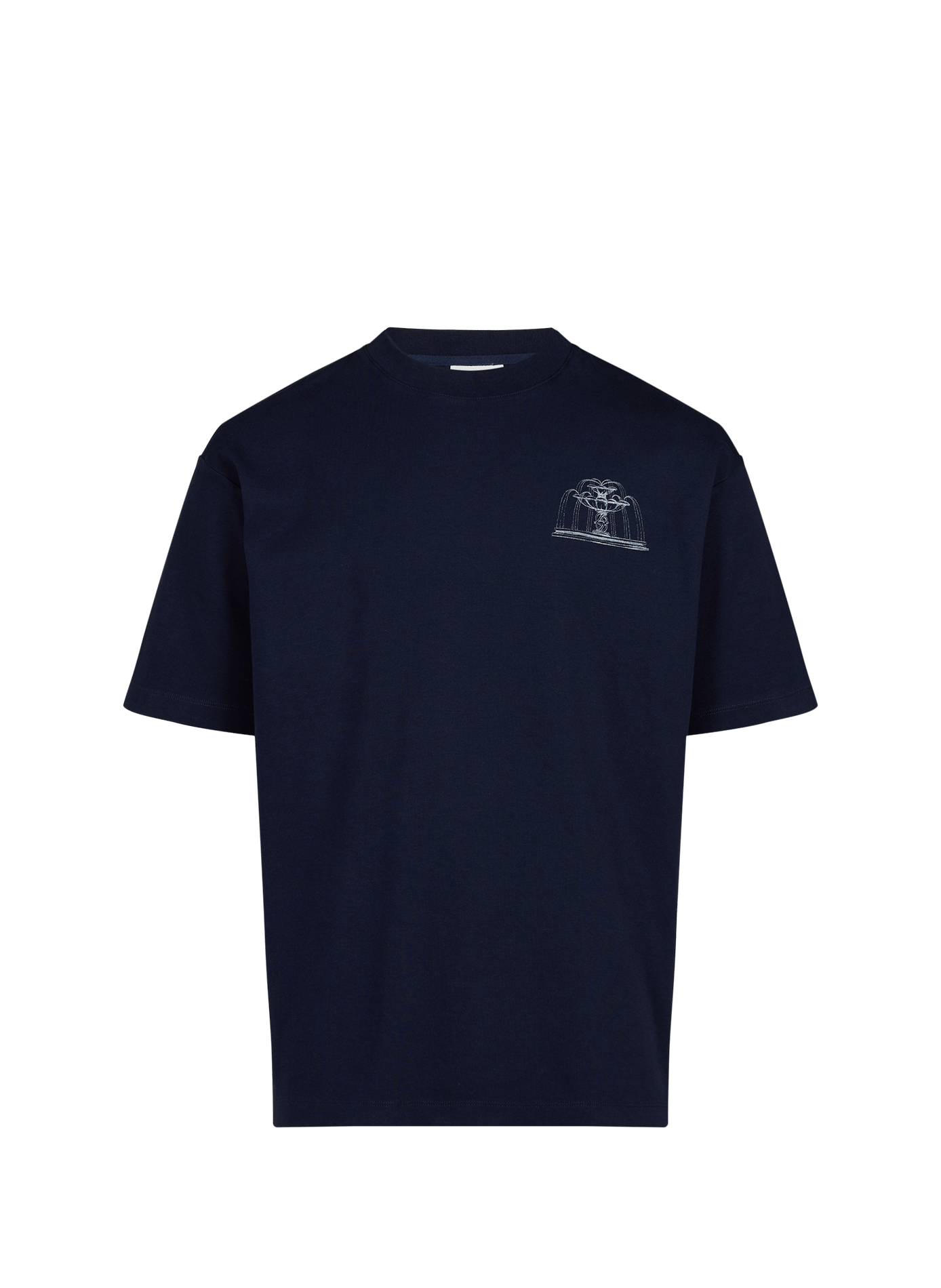 Tee-shirt oversize en coton DROLE DE MONSIEUR Bleu