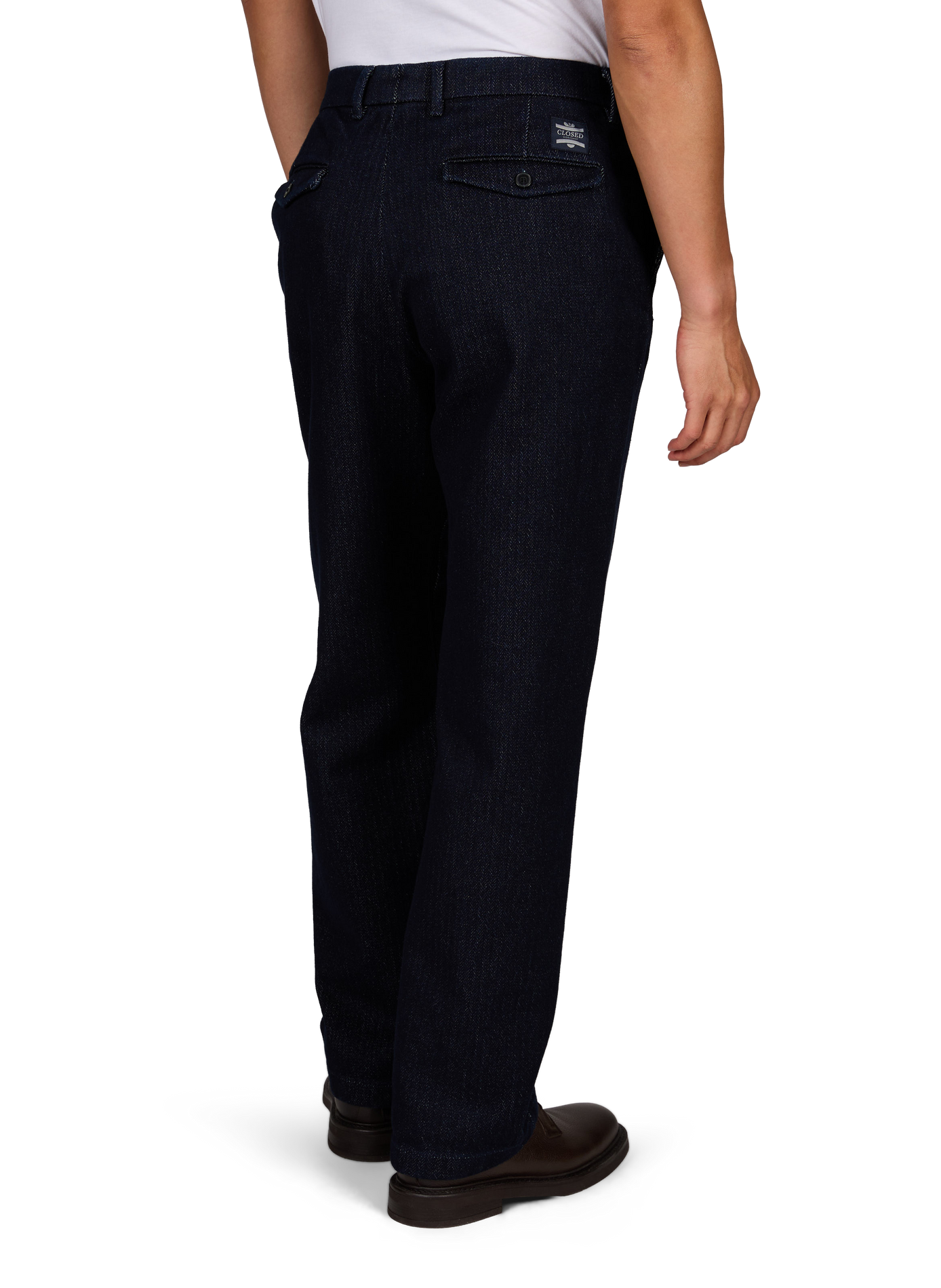 Wide cotton jeans CLOSED Blue