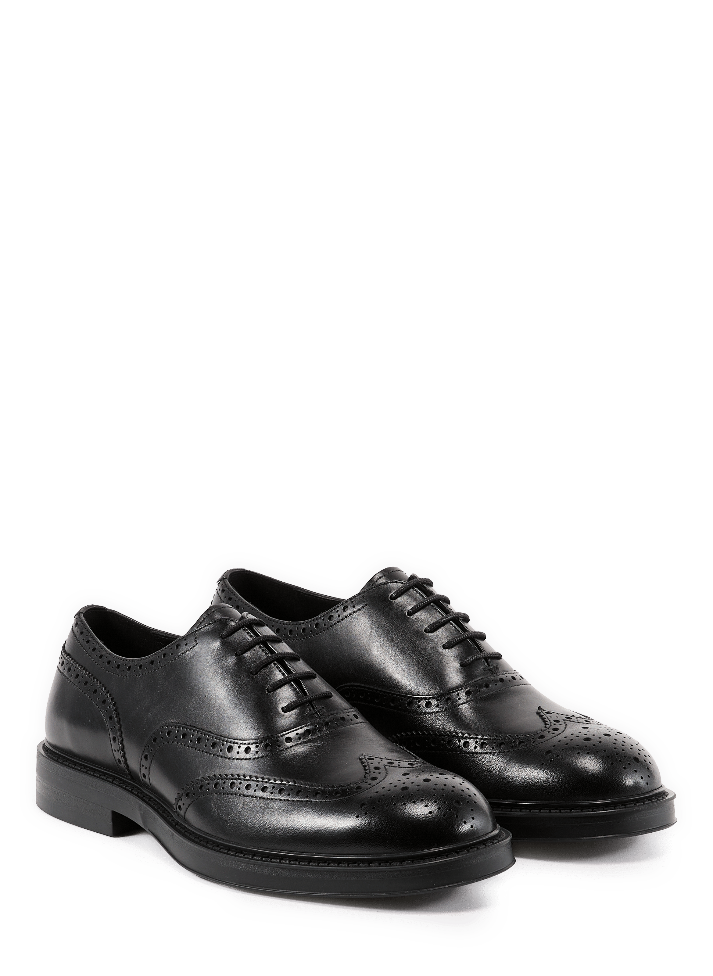 Derbies en cuir GEOX Black