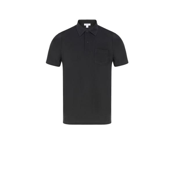 Polo droit en coton