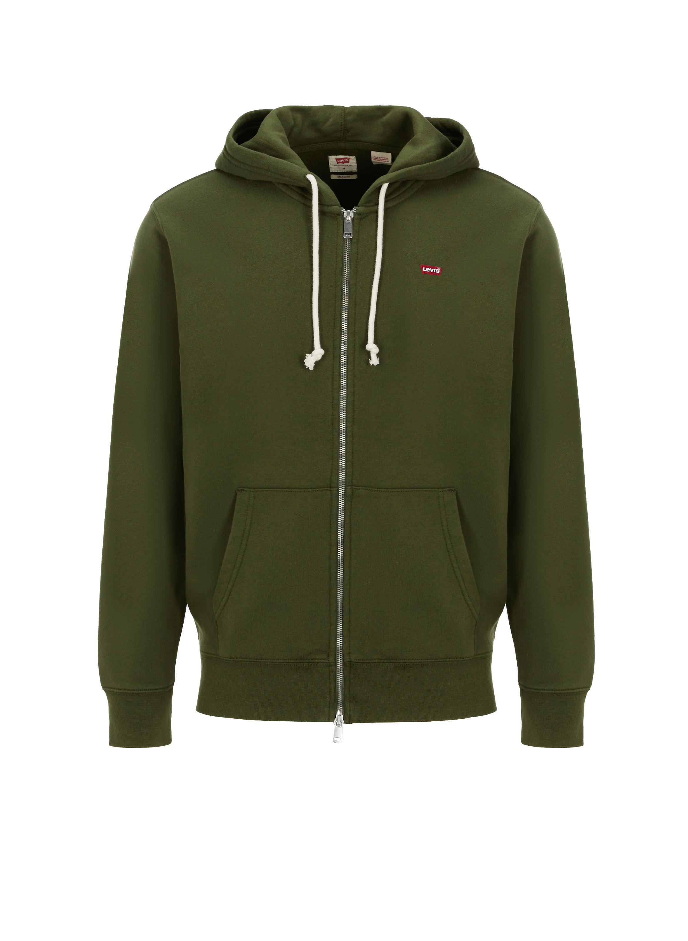 Sweat zippé en coton