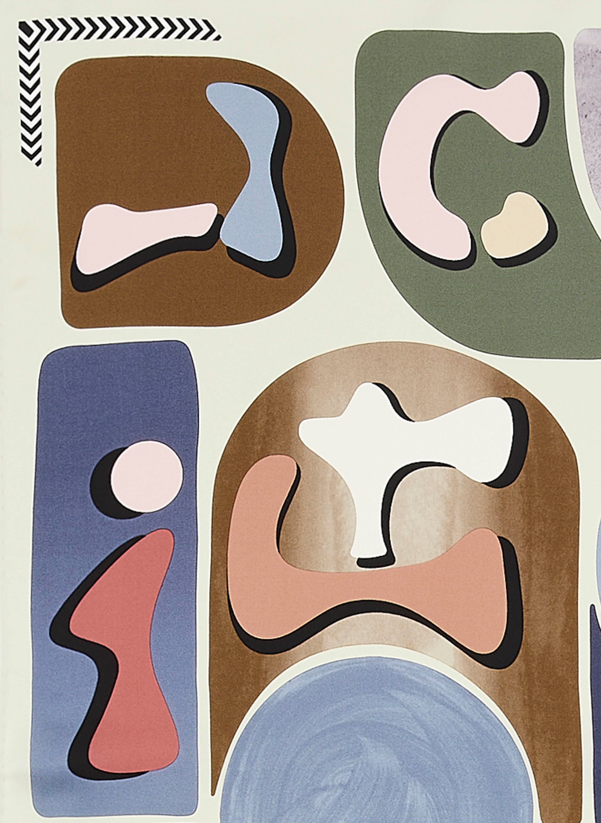 Carré de soie Graphe