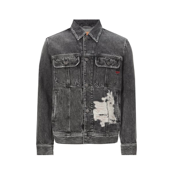 Veste denim effet destroy