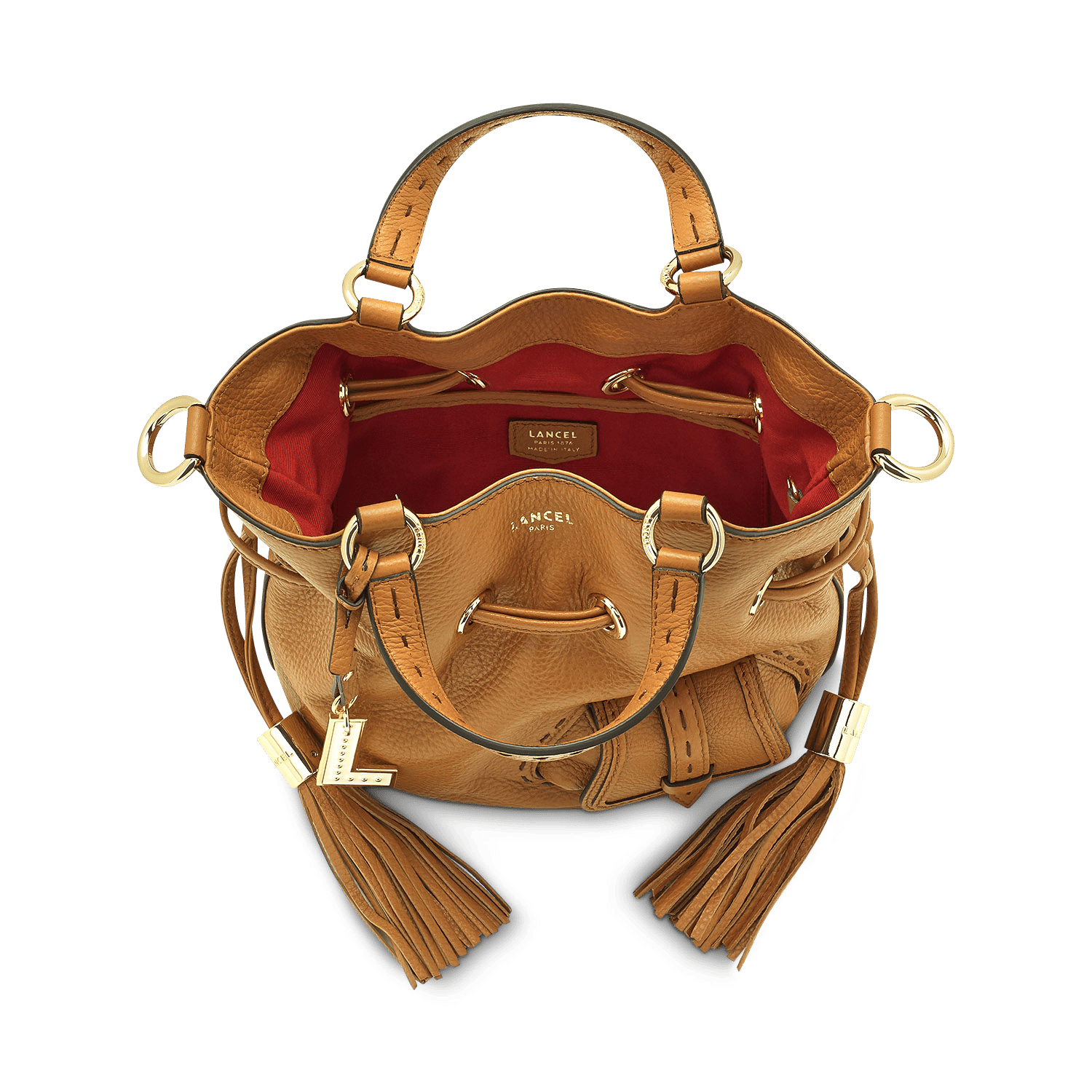 Sac seau s - premier flirt de lancel LANCEL Marron