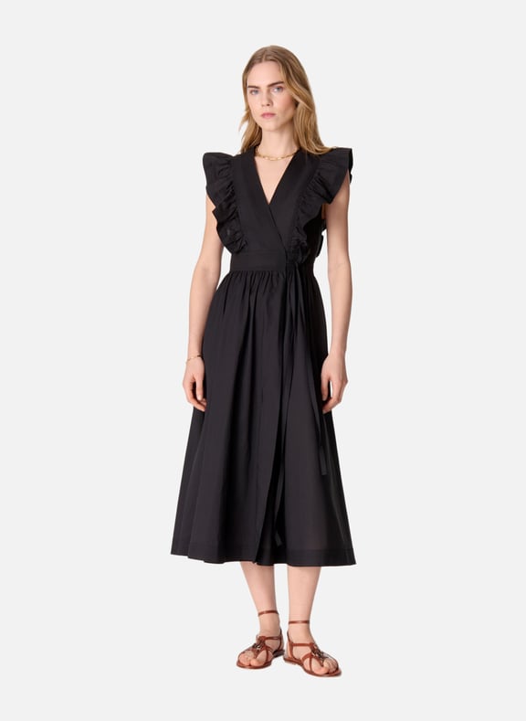 Robe longue ermione Noir by VANESSA BRUNO VANESSA BRUNO Robe longue ermione Noir