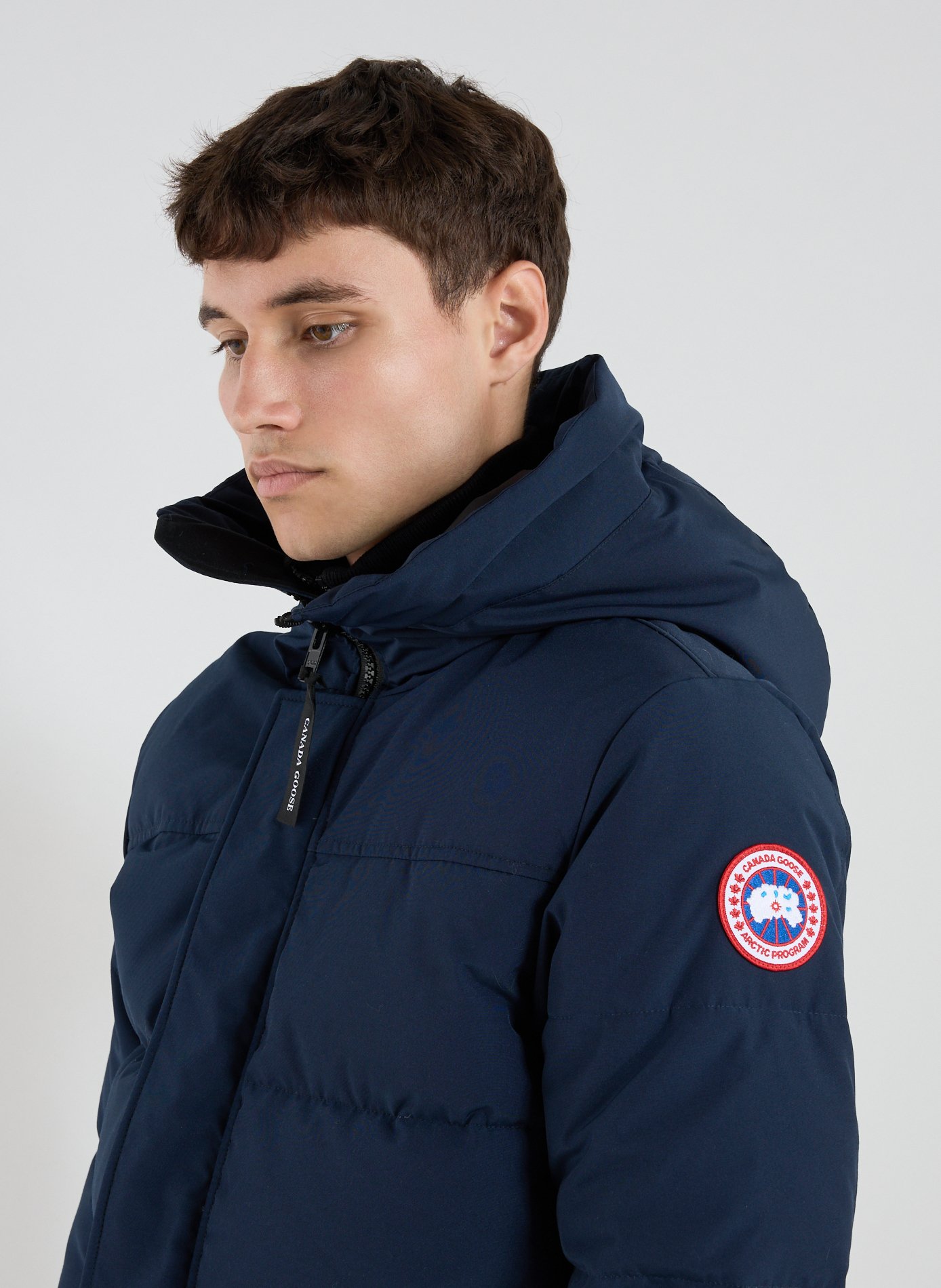 Parka à capuche en coton CANADA GOOSE Bleu