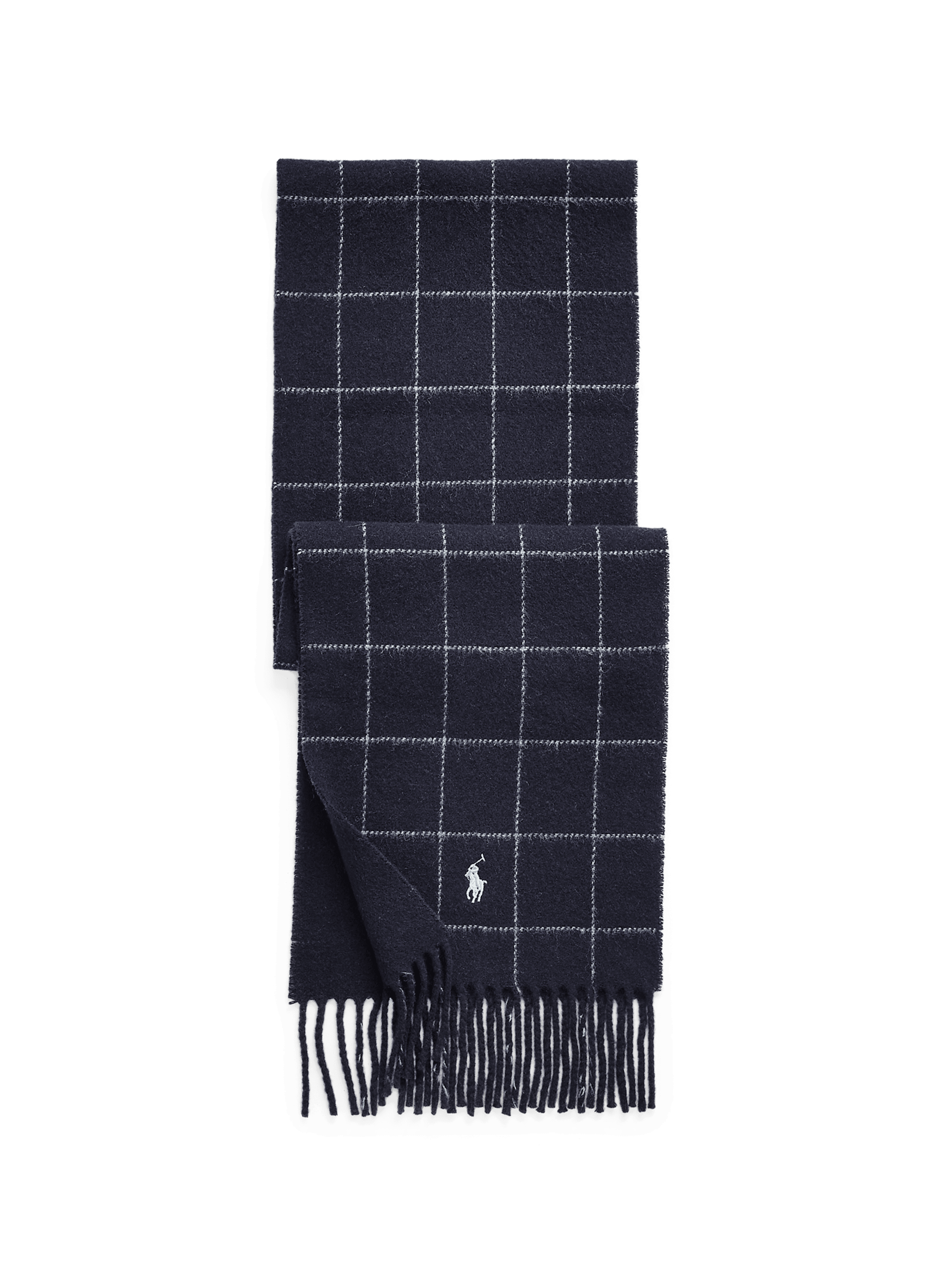 POLO RALPH LAUREN Echarpe en laine mélangée Bleu