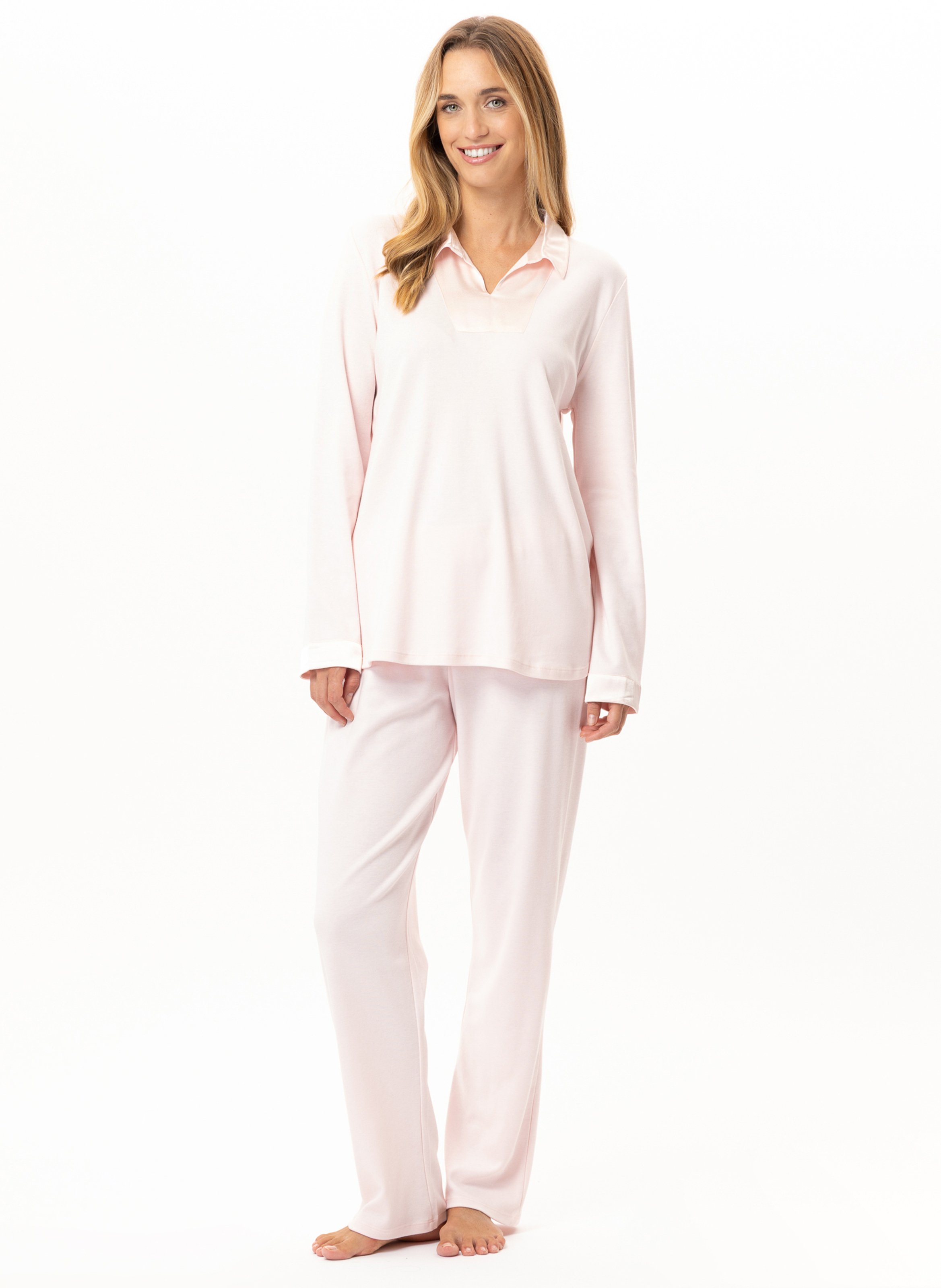 Pyjama en coton andy 102 LE CHAT Rose