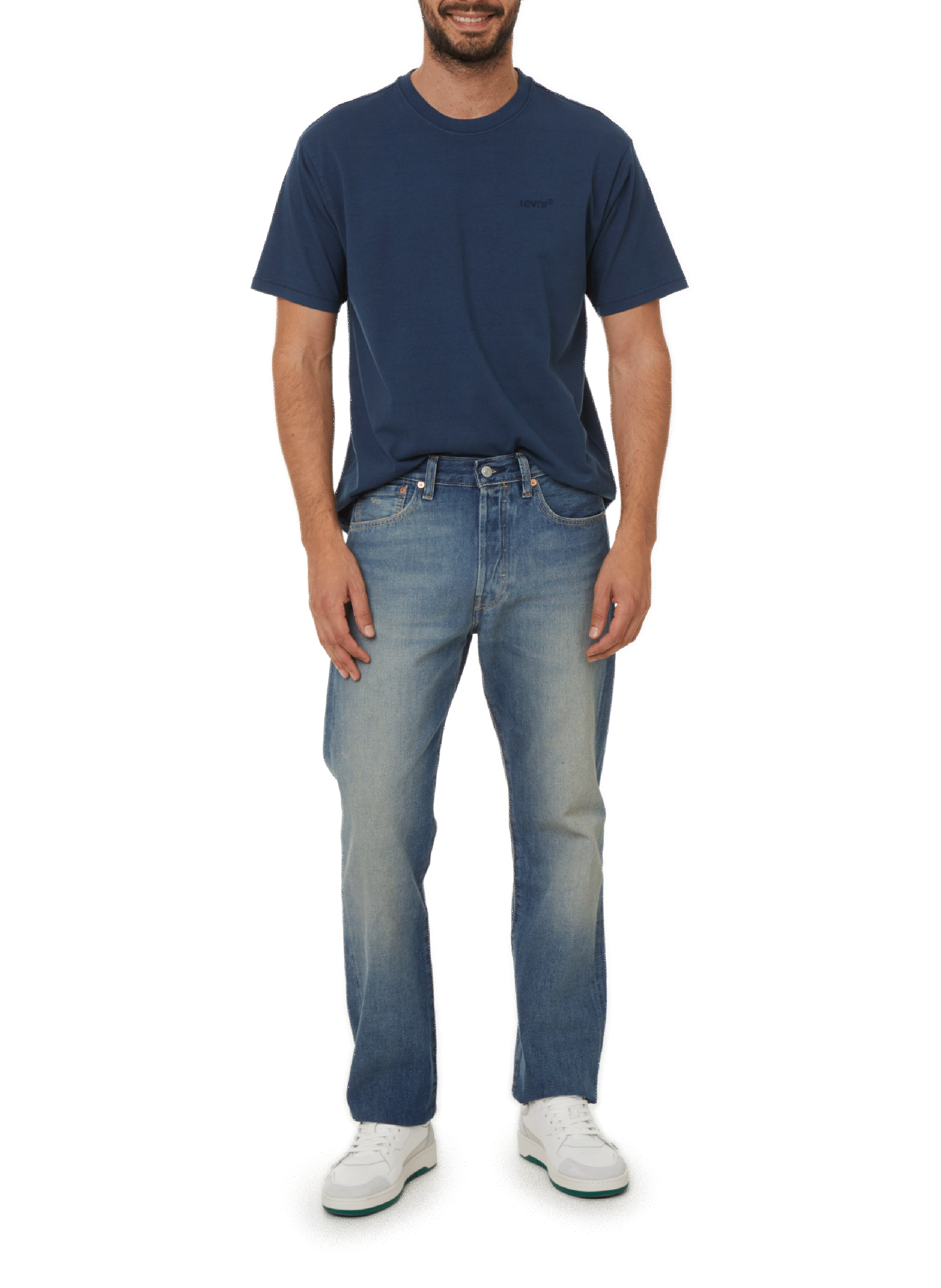 Round-neck cotton T-shirt  LEVI'S Blue