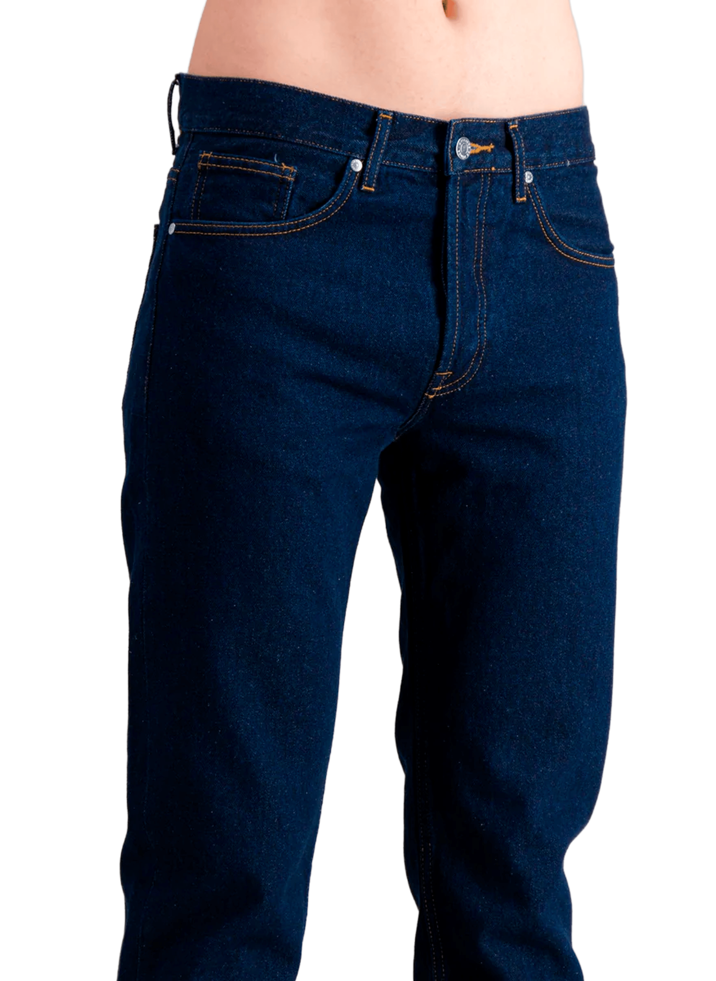 Straight cotton jeans ATELIERS DE NIMES Blue